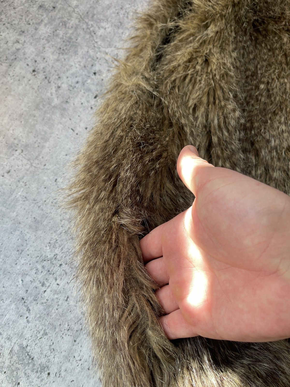 Japanese Brand × Vintage Vintage Y2K Faux Fur vest Japanese streetwear style size XL Size XL / US 12-14 / IT 48-50 - 7 Thumbnail