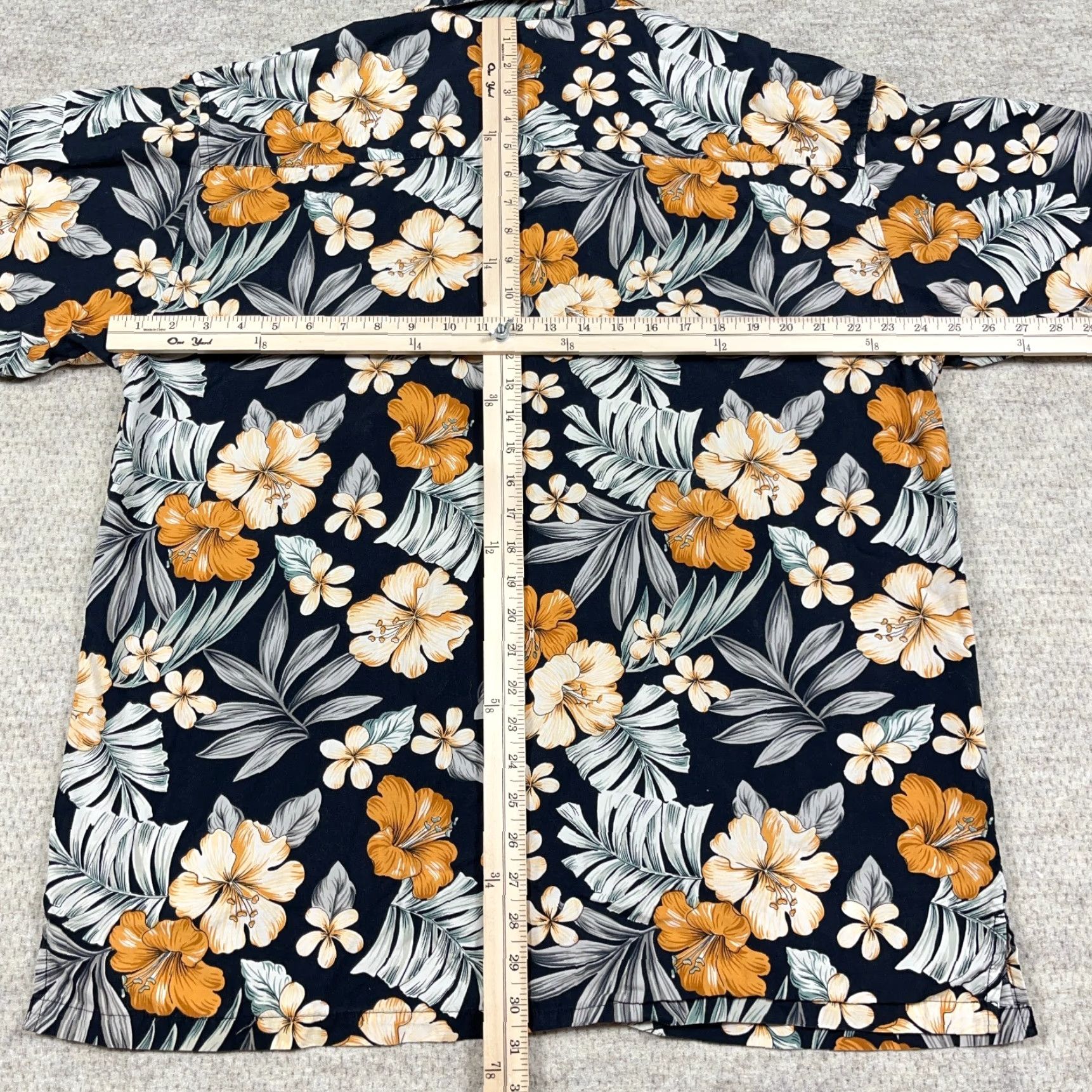 Ocean Pacific VINTAGE Ocean Pacific Shirt Men XL Black Floral Button Up Hawaiian Beach Hula Size US XL / EU 56 / 4 - 6 Thumbnail