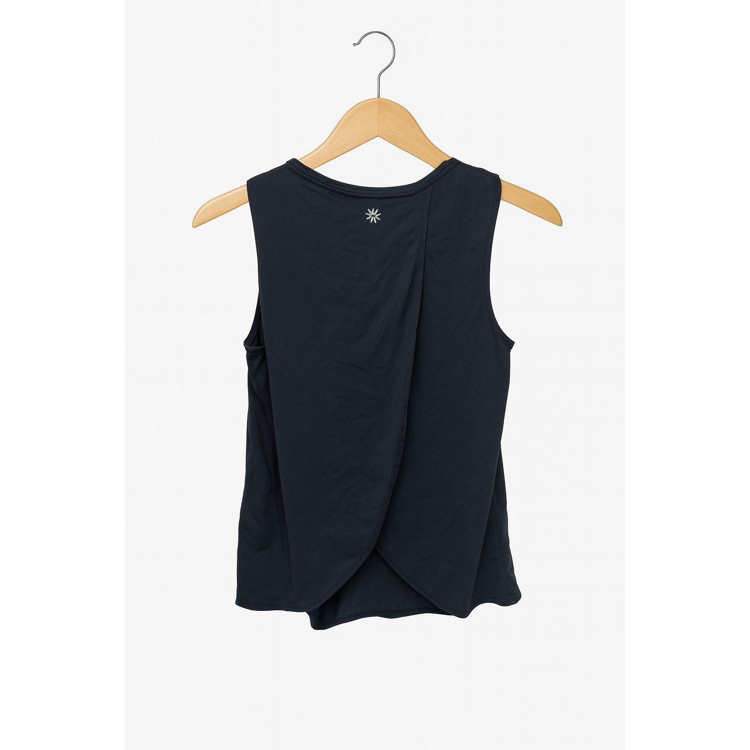 Athleta Athleta Dark Grey Draped Back Sleeveless Top Size S Size S / US 4 / IT 40 - 2 Thumbnail