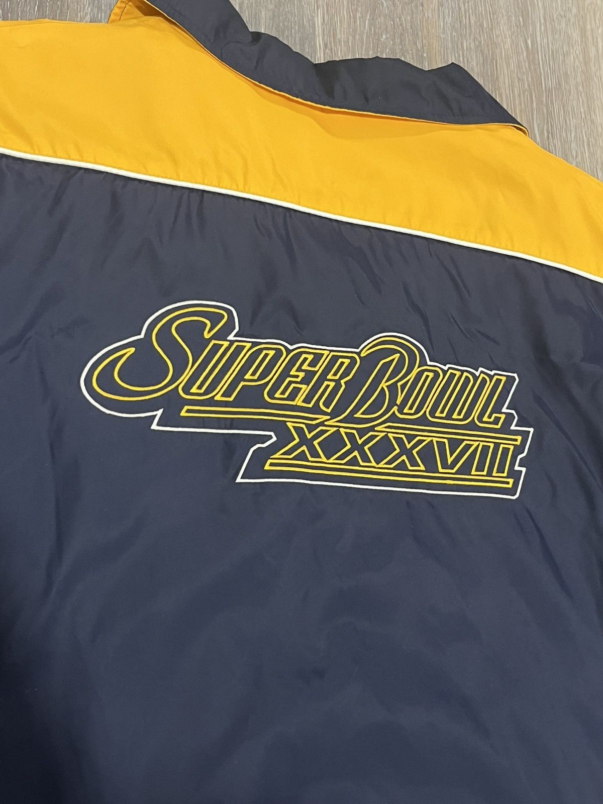 NFL × Reebok × Vintage Reebok 2003 NFL Super Bowl Zip-up Jacket Size US L / EU 52-54 / 3 - 3 Thumbnail