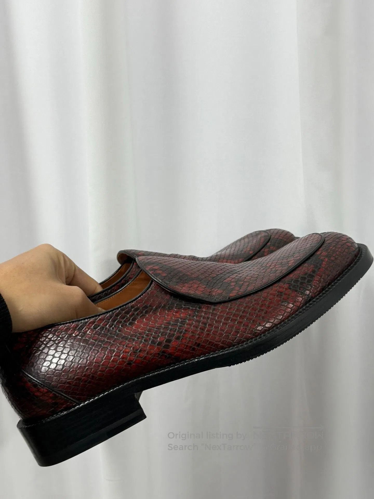 Dries Van Noten Dries Van Noten Snake Print Loafers. Size US 8 / EU 41 - 6 Thumbnail