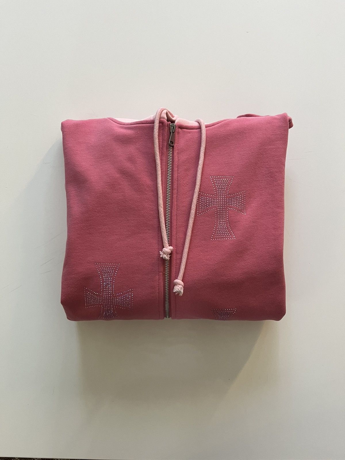 Unknown London Pink Rhinestone Hoodie Size US XL / EU 56 / 4 - 3 Thumbnail
