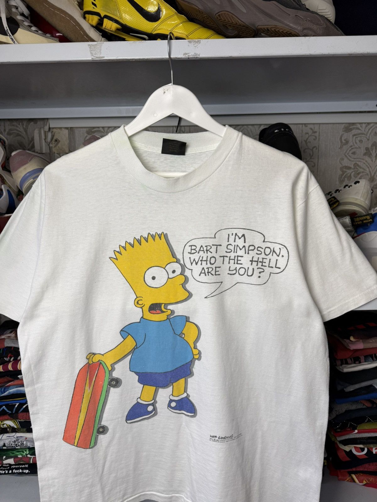 The Simpsons Vintage The Simpsons Matt Groening Bart 90s TShirt Adult USA Size US L / EU 52-54 / 3 - 2 Thumbnail