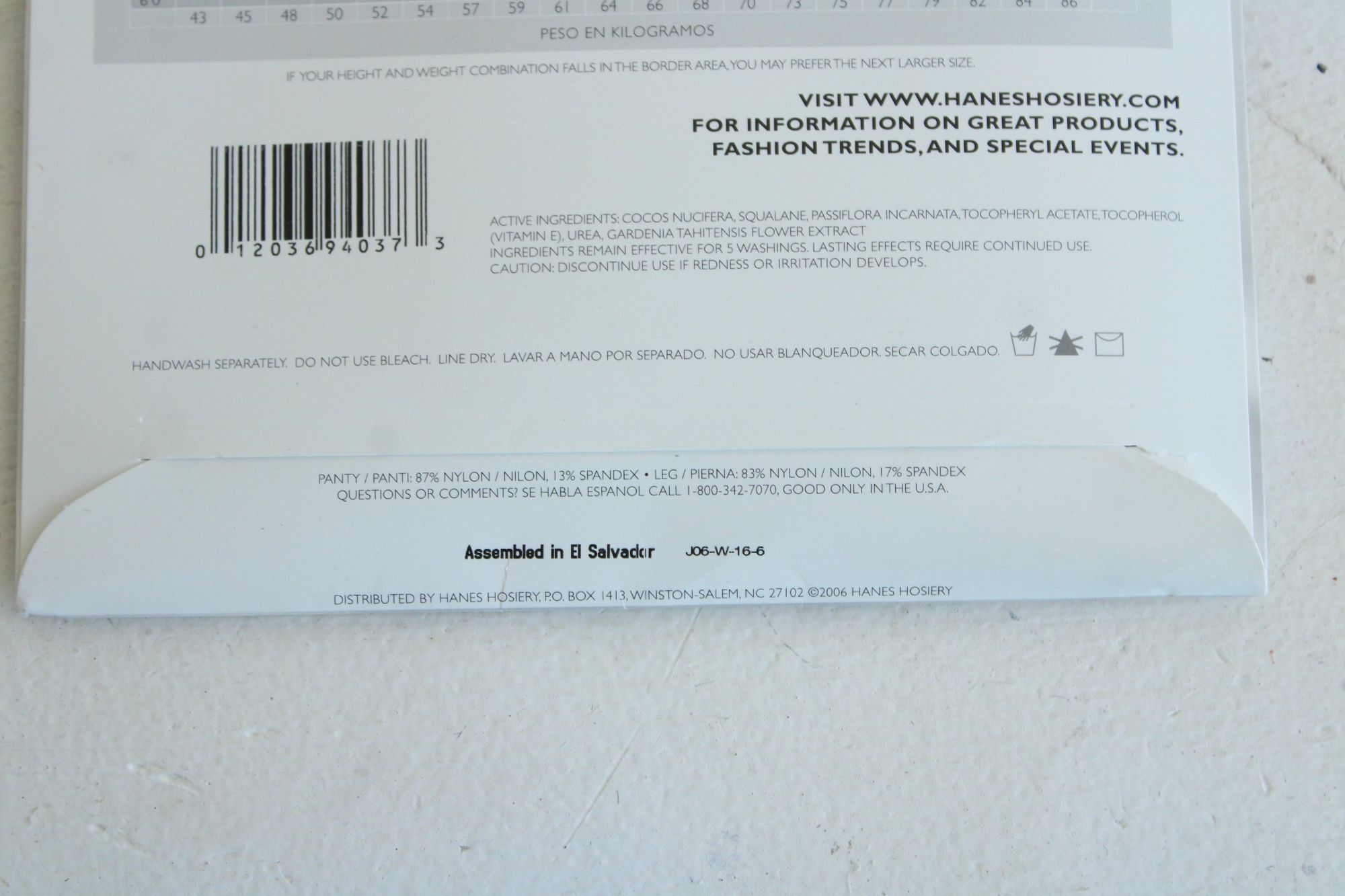 Hanes Vintage 1990s 2000s Pantyhose, New NOS, Hanes Barely Black, Size ONE SIZE - 2 Thumbnail