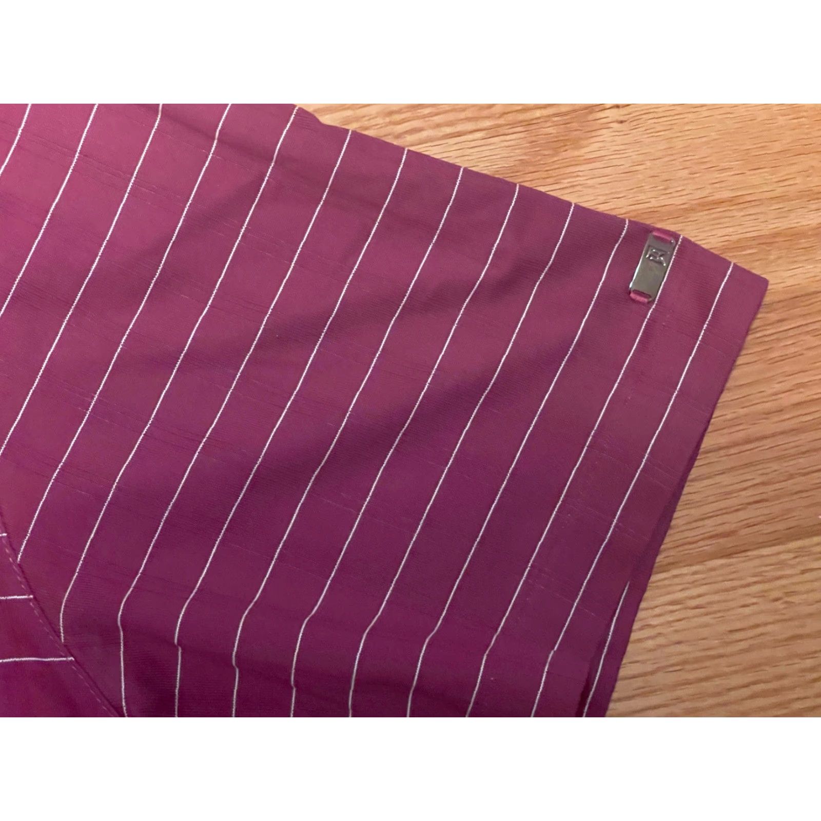 Nike NIKE TIGER WOODS XXL Mens Maroon Stripe Golf Polo Shirt Size US XXL / EU 58 / 5 - 2 Thumbnail