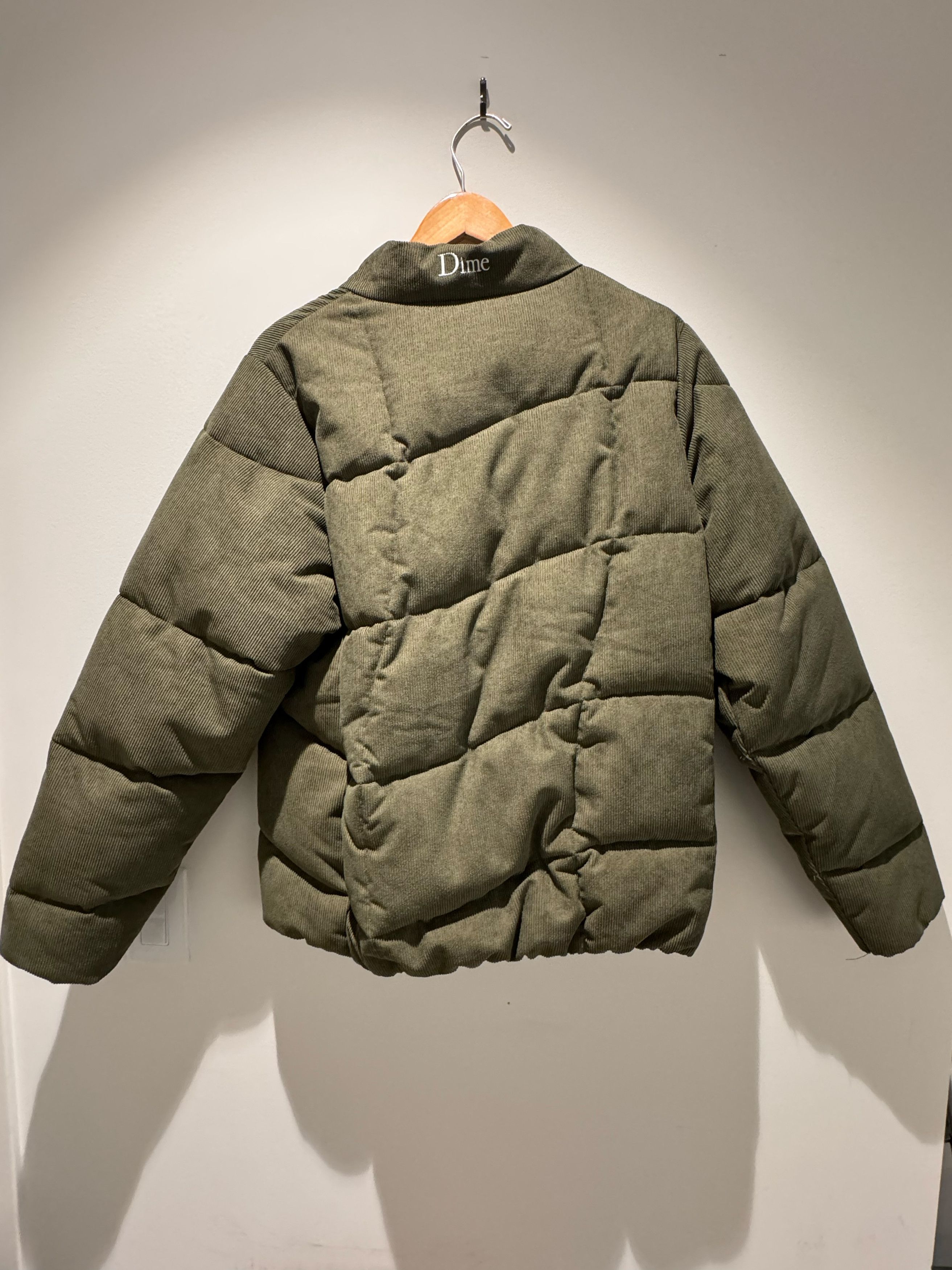 Dime Dime Corduroy Wave Puffer Jacket | Grailed