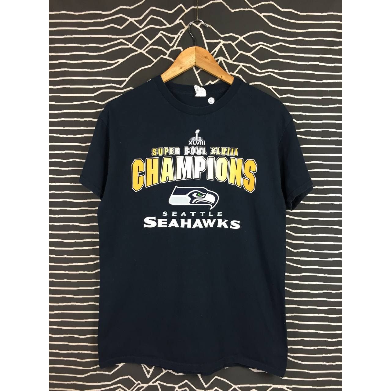 NFL × Sports Specialties × Vintage Seattle Seahawks NFL Super Bowl XLVIII Champions Tee Size US M / EU 48-50 / 2 - 1 Thumbnail