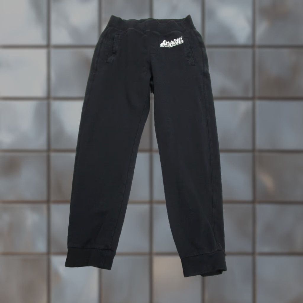Armani Exchange Armani Exchange Sweatpants Mens XS Black Fleece Joggers Elastic Waist Logo Size US 27 - 1 Thumbnail