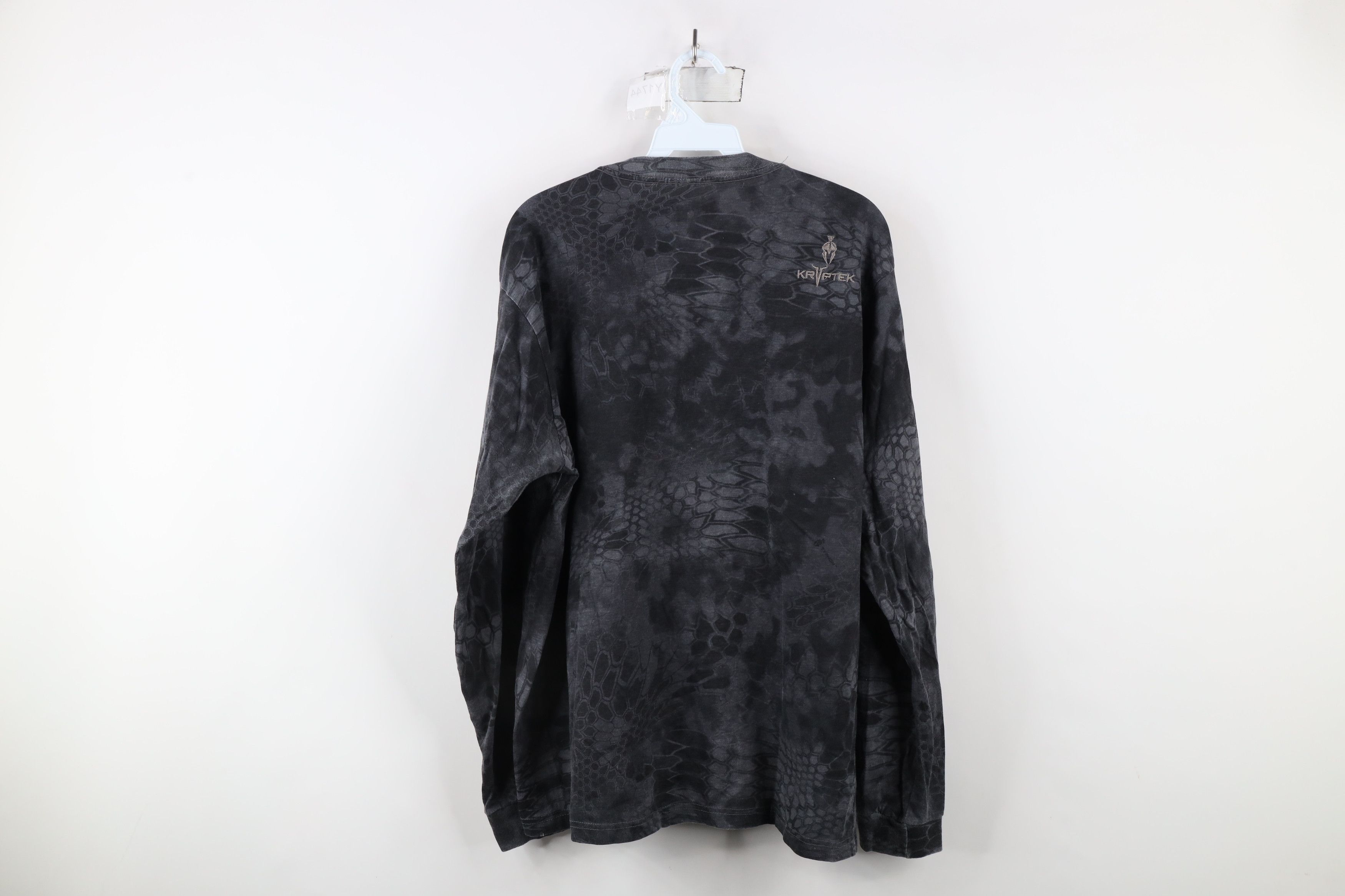 Vintage Kryptek Faded Typhon Camouflage Long Sleeve T-Shirt Cotton Size US XL / EU 56 / 4 - 10 Thumbnail