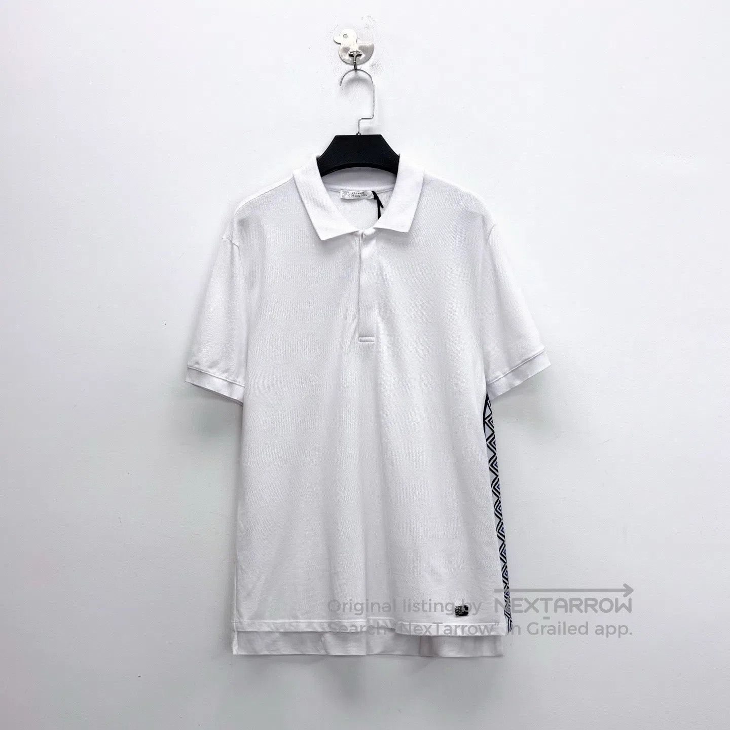 Versace Versace White Hem Medusa Metal Logo Side Geometric Logo Hi Size US M / EU 48-50 / 2 - 1 Thumbnail