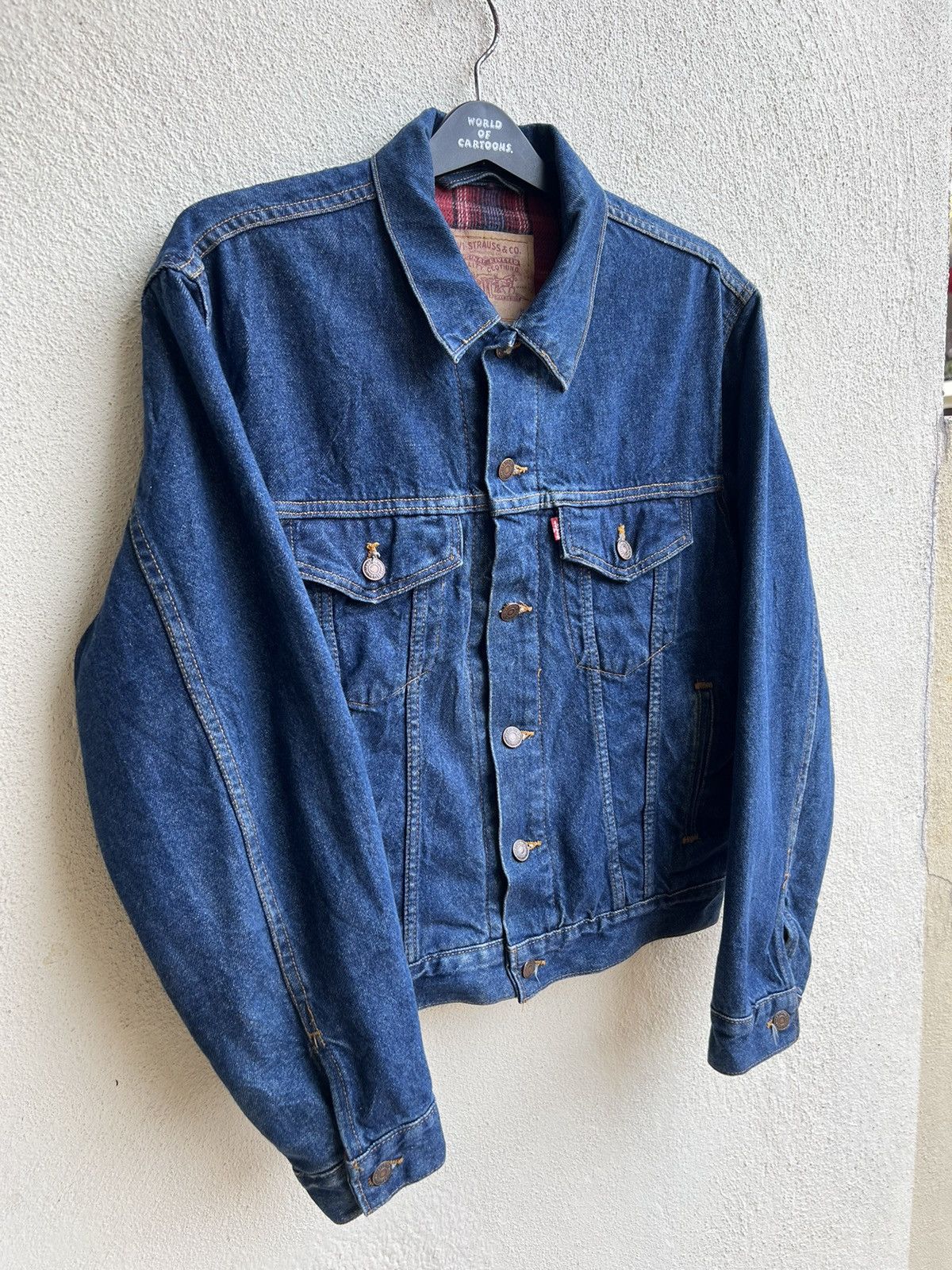 Levi's Vintage 90s Levi’s 70506 Blanket Denim Trucker Jacket Size US M / EU 48-50 / 2 - 10 Thumbnail