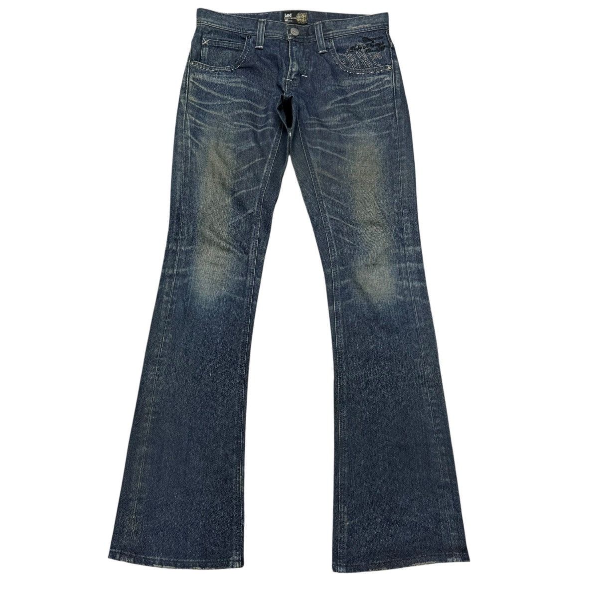 Japanese Brand Lee X Midas Machiavel Denim Flare Jeans LGB Size US 31 - 2 Thumbnail
