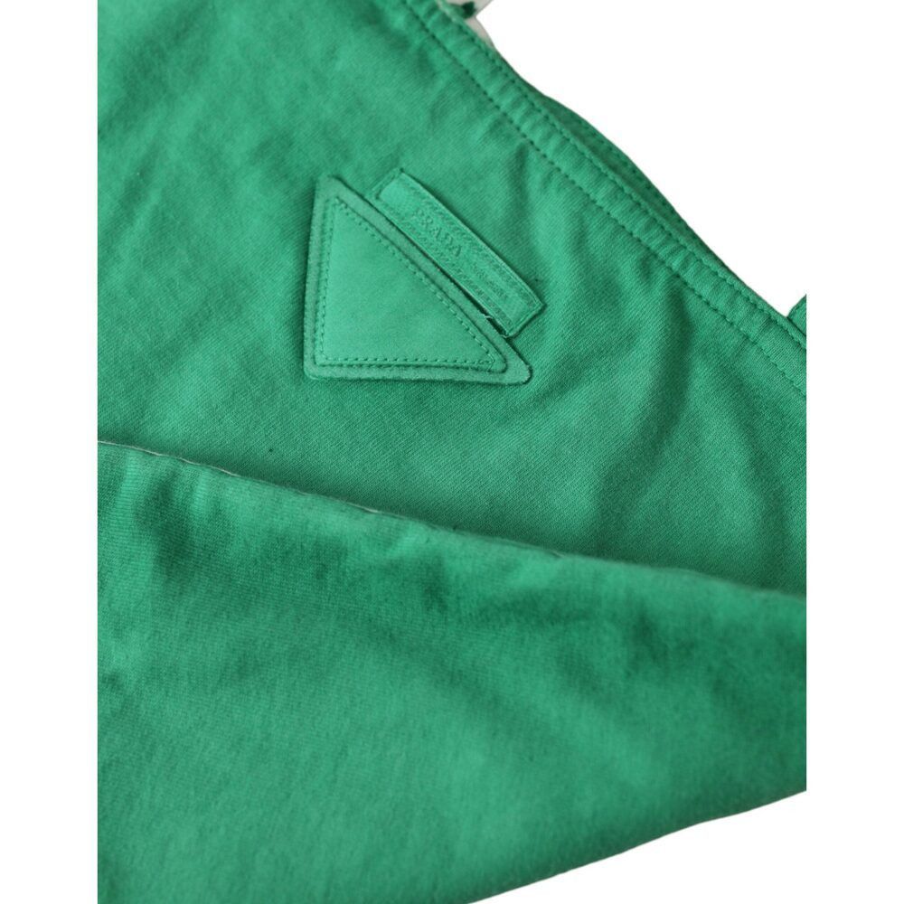 Prada Prada Elegant Green Fabric Tote Bag Size ONE SIZE - 4 Thumbnail