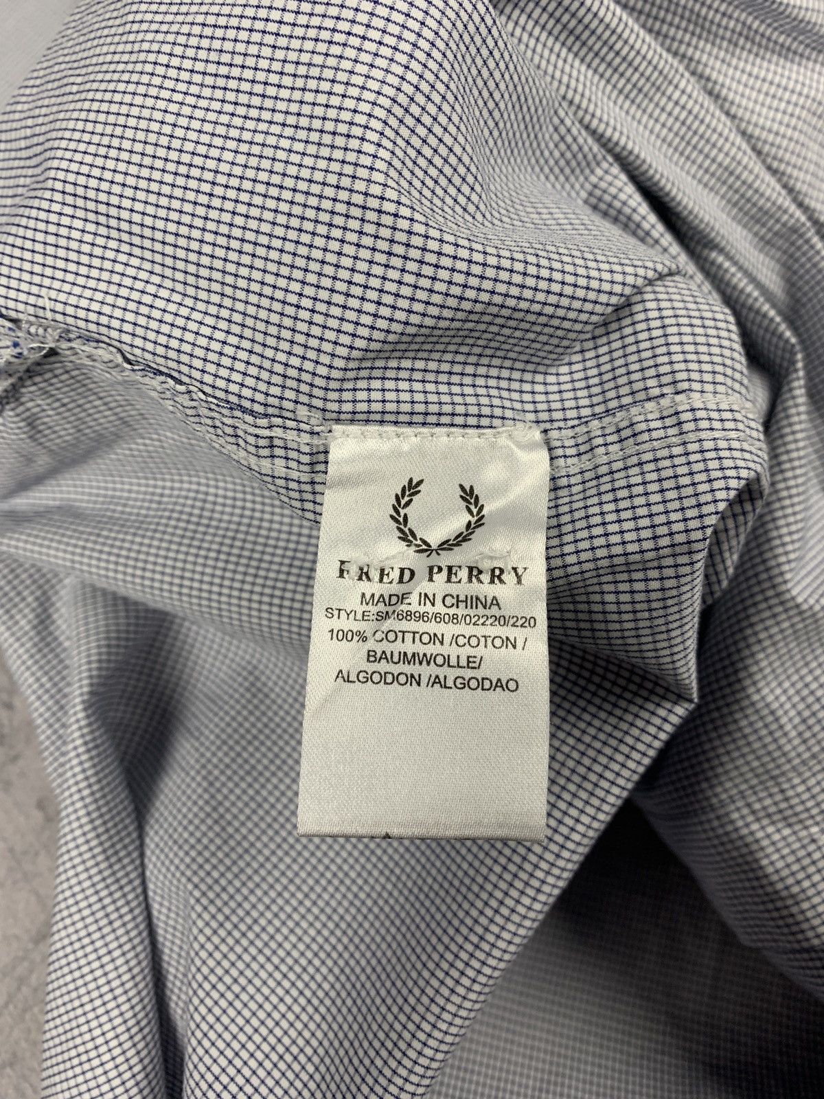 Fred Perry Fred Perry Buttons-Ups Shirt Short Sleeve Men’s Size M Blue Size US M / EU 48-50 / 2 - 7 Thumbnail