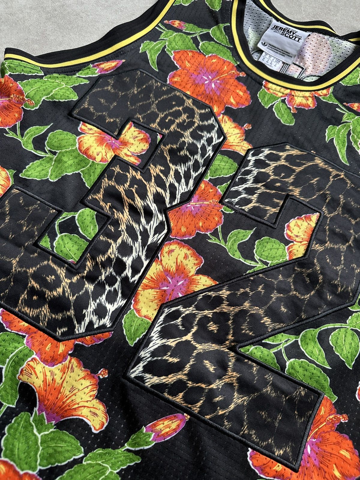 Adidas × Jeremy Scott Adidas x Jeremy Scott 2013 jungle bones tank top swag y2k Size US M / EU 48-50 / 2 - 5 Thumbnail