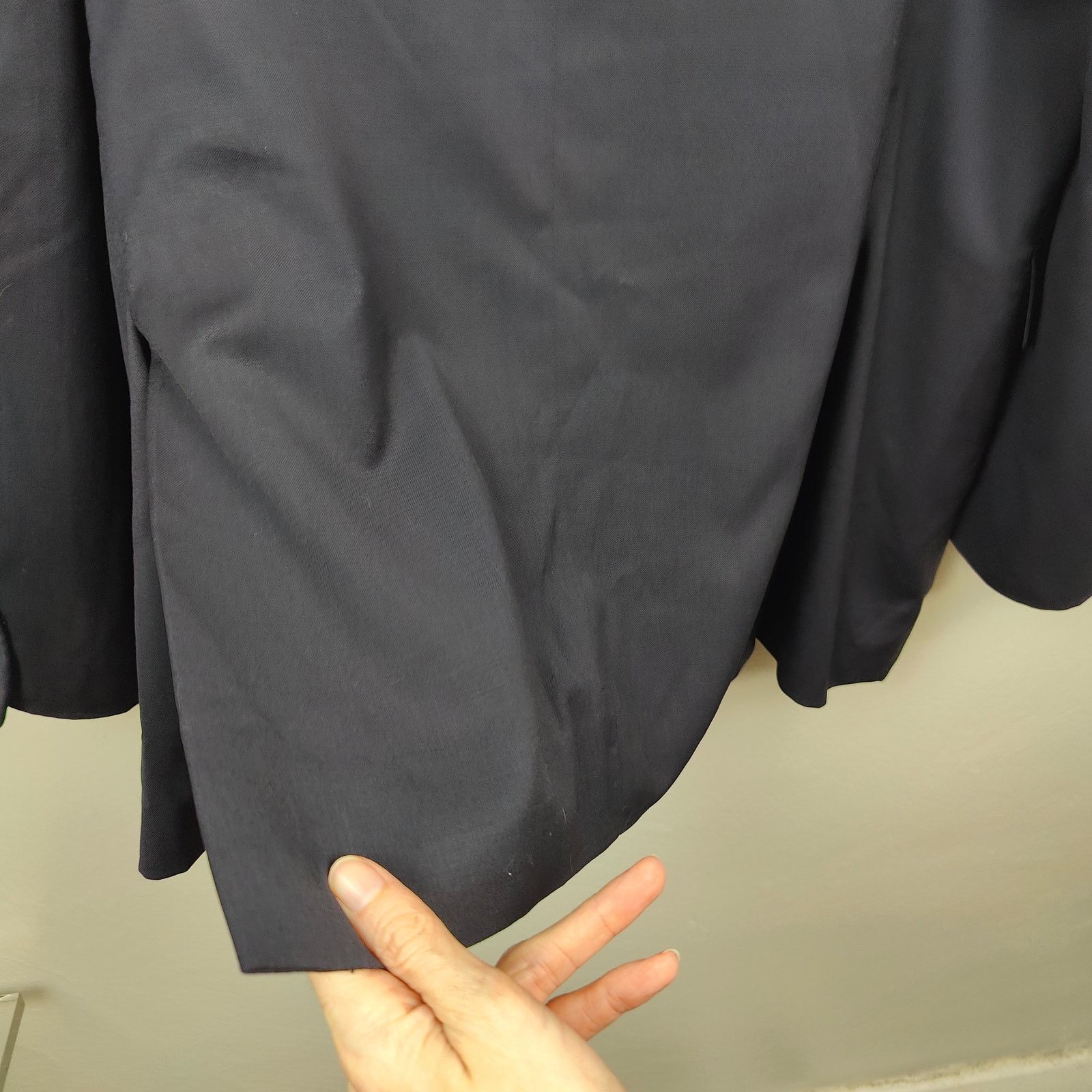 Burberry London Blazer Mens 52 US 42 Navy Blue 100% Wool