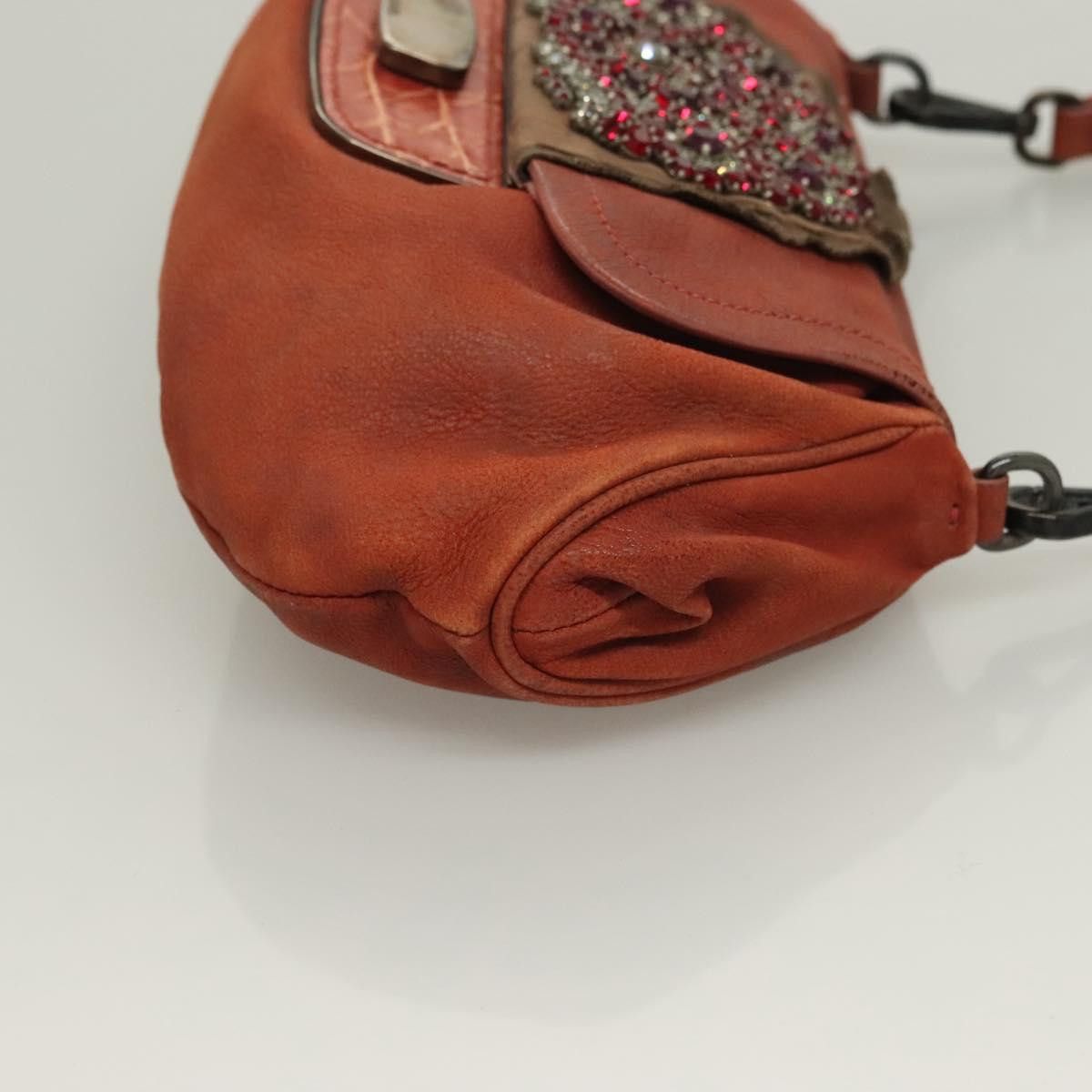 Prada PRADA Shoulder Bag Leather Red Size ONE SIZE - 4 Thumbnail