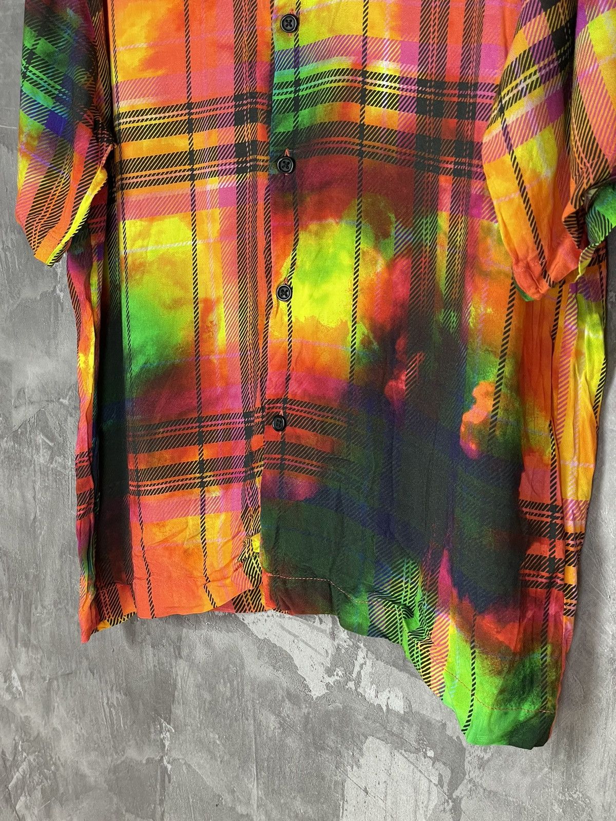Jaded London × Japanese Brand × Vintage Vintage Jaded London Shirt Style Y2K Coloured Ed Hardy Size US M / EU 48-50 / 2 - 8 Thumbnail