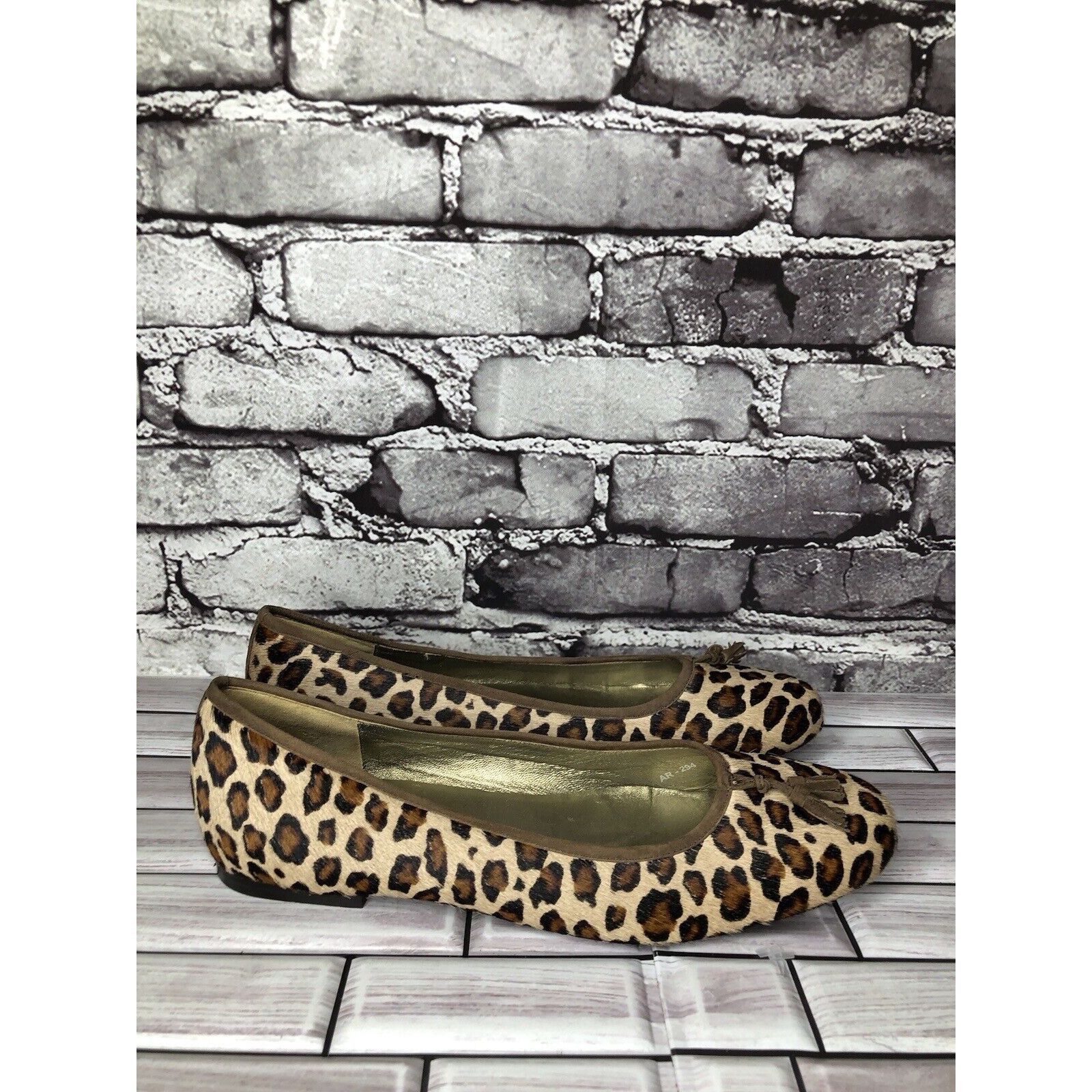 Boden Boden Leopard Print Calf Hair Tassel Ballet Flats Shoes Wome Size US 11 / IT 41 - 16 Thumbnail