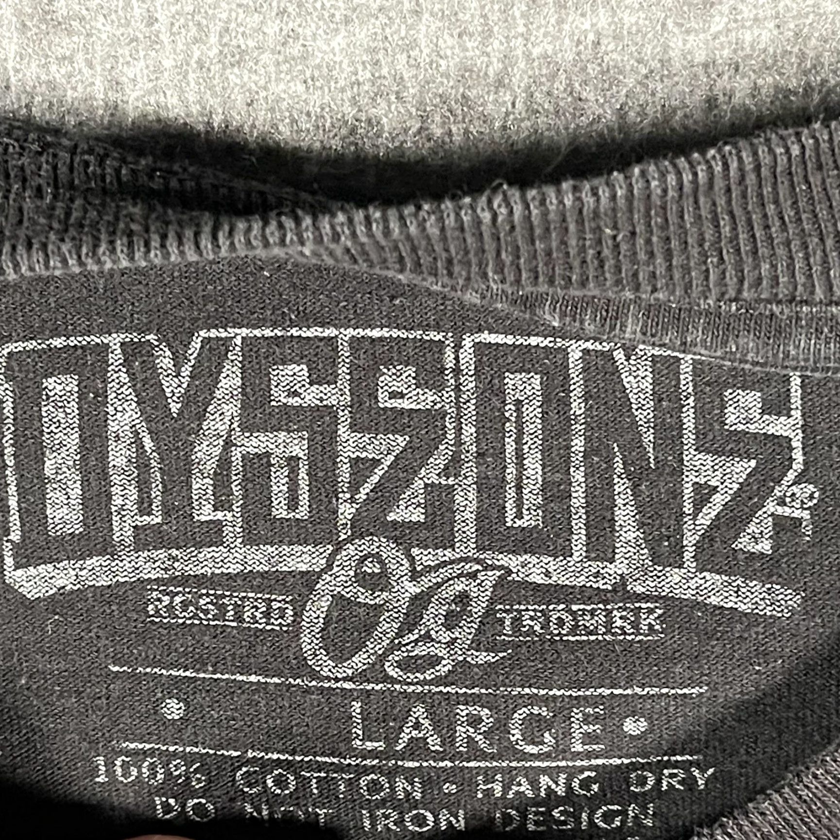 Vintage DyseOne Count Your Blessings Shirt Mens Large Black Skeleton Prayer Gothic Jesus Size US L / EU 52-54 / 3 - 5 Thumbnail