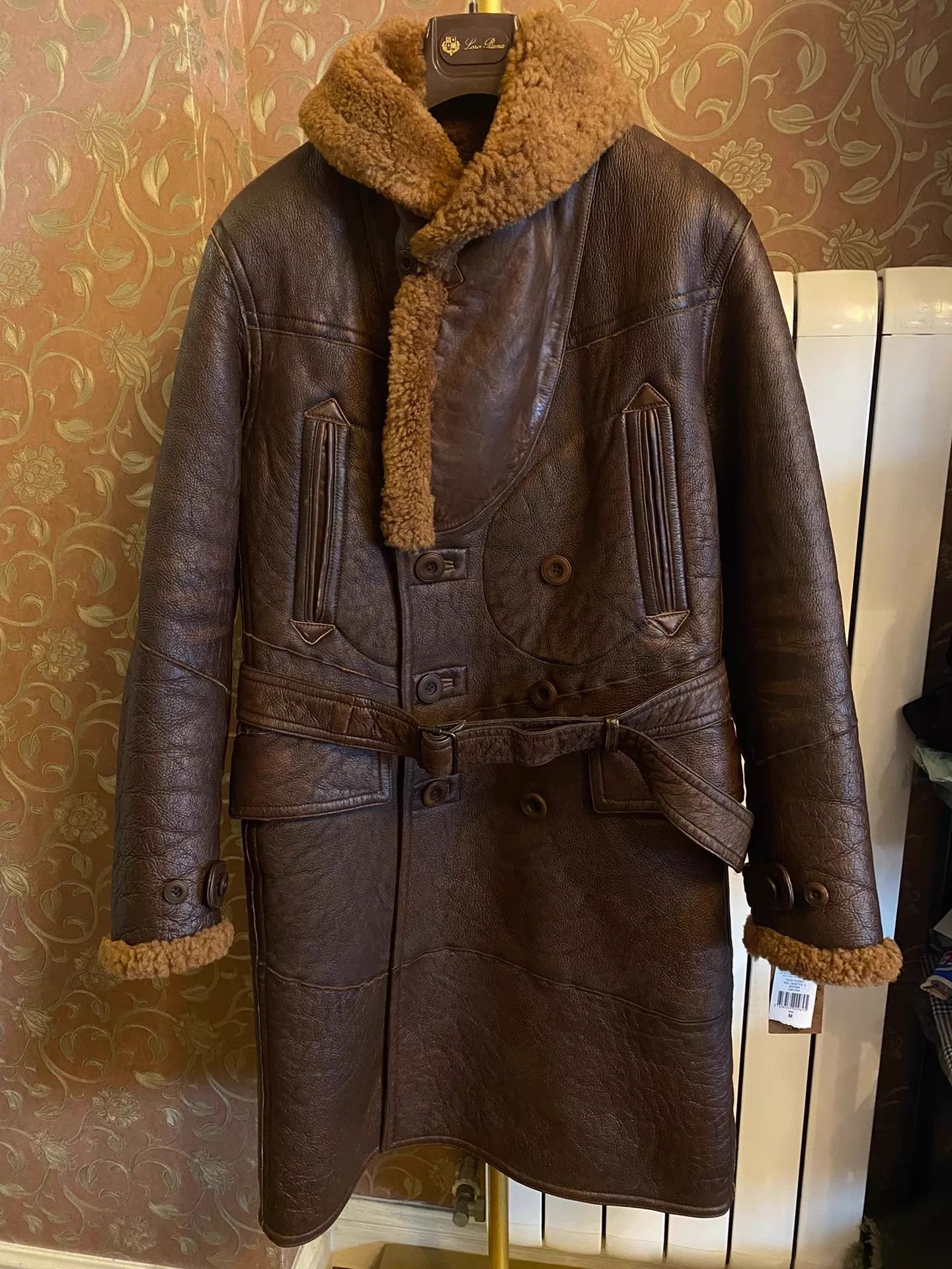 RRL Ralph Lauren RRL Farmer Heavy Distressed Caviar Leather Jacket Size US M / EU 48-50 / 2 - 2 Thumbnail