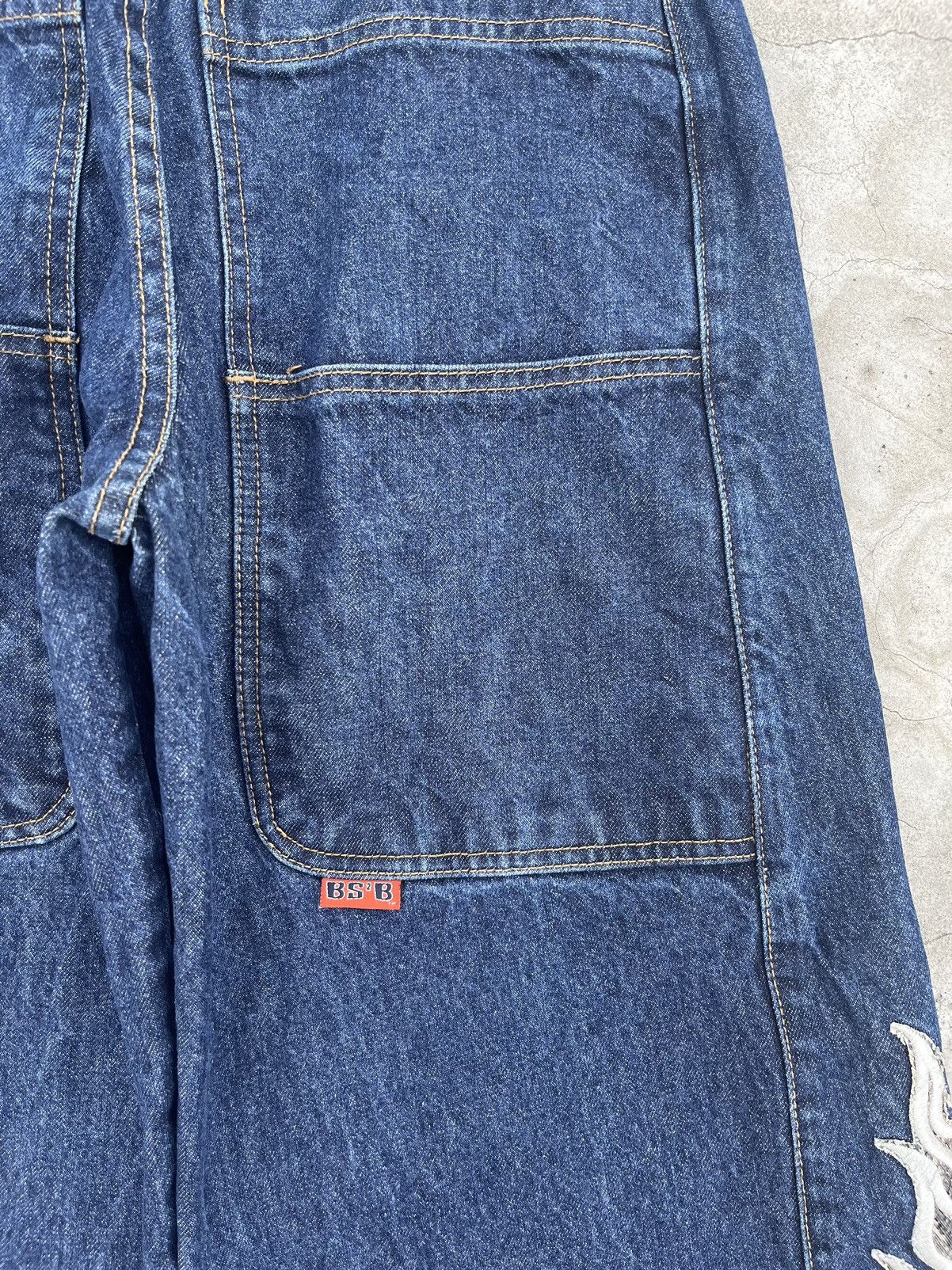 JNCO Vintage Y2K Wide Leg rave skate pant Size US 27 - 7 Thumbnail