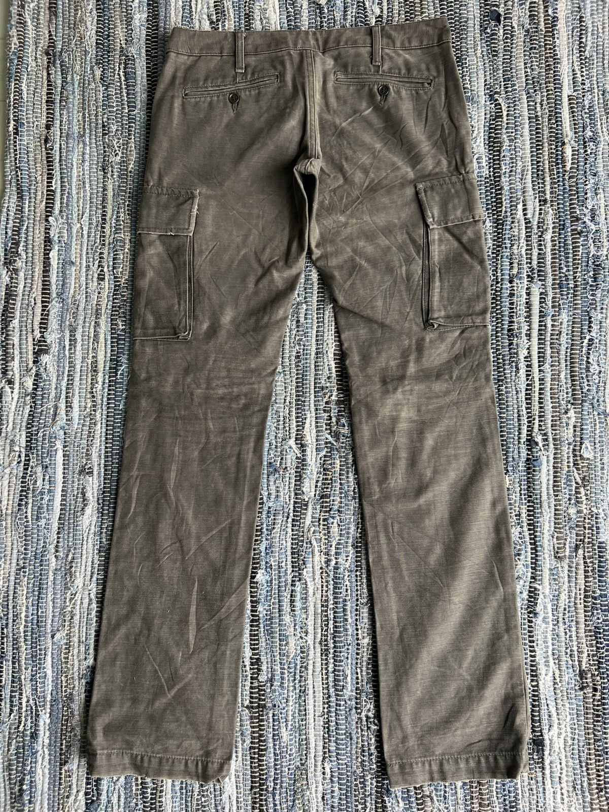 Full Count & Co. × Moleskine × Vintage Vintage Full Count 🇯🇵 Moleskin Cargo Military Trousers Pants Size US 28 / EU 44 - 6 Thumbnail