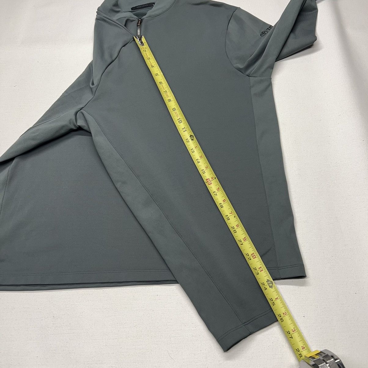 Japanese Brand Greyson 1/4 Zip Sweater Green Toyota Logo Golf Active Car Size US L / EU 52-54 / 3 - 21 Thumbnail