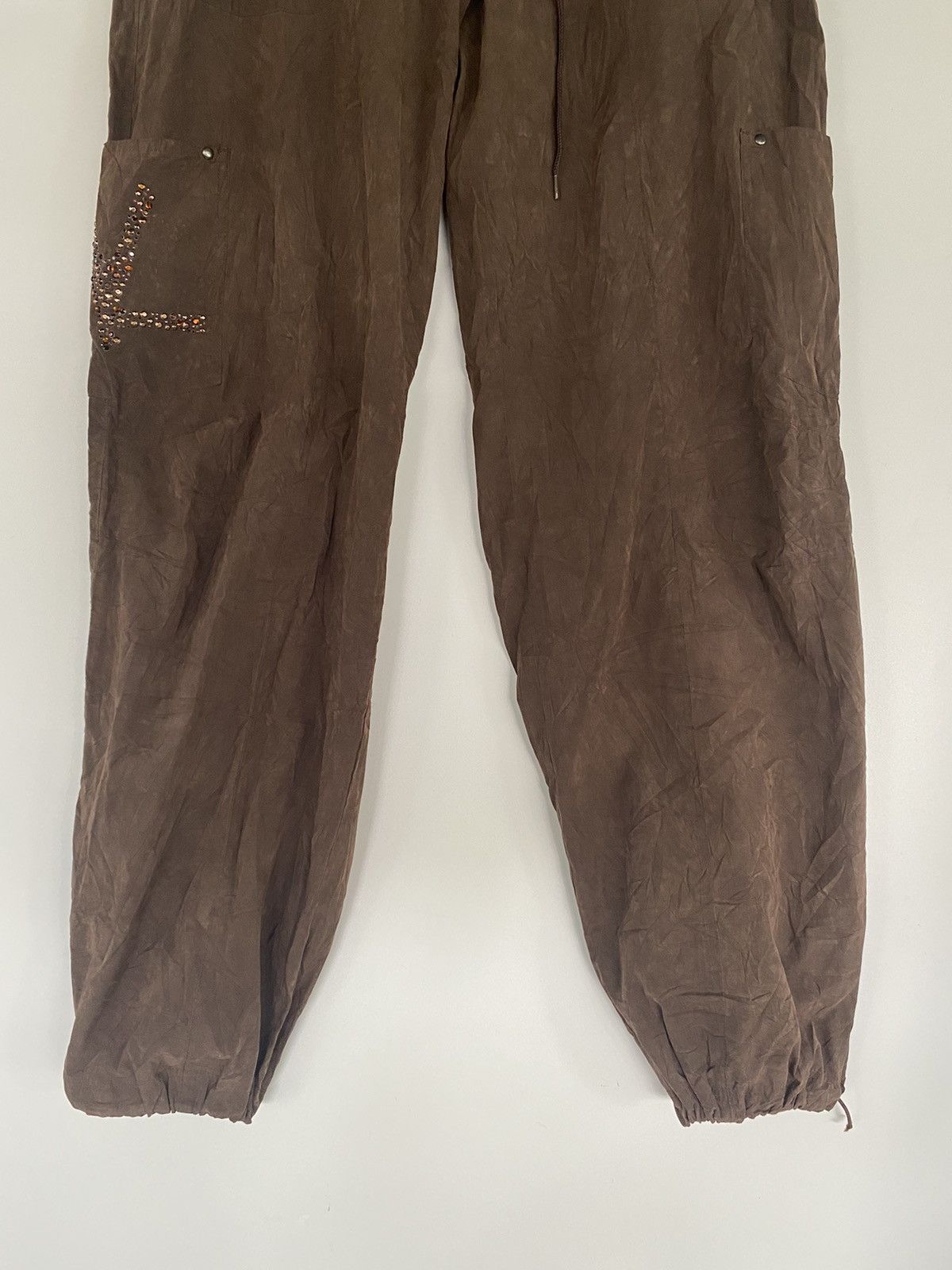 Japanese Brand Vintage Anni Luce VCG Brown Hip Hop Dancer Pants Size 30" / US 8 / IT 44 - 4 Thumbnail