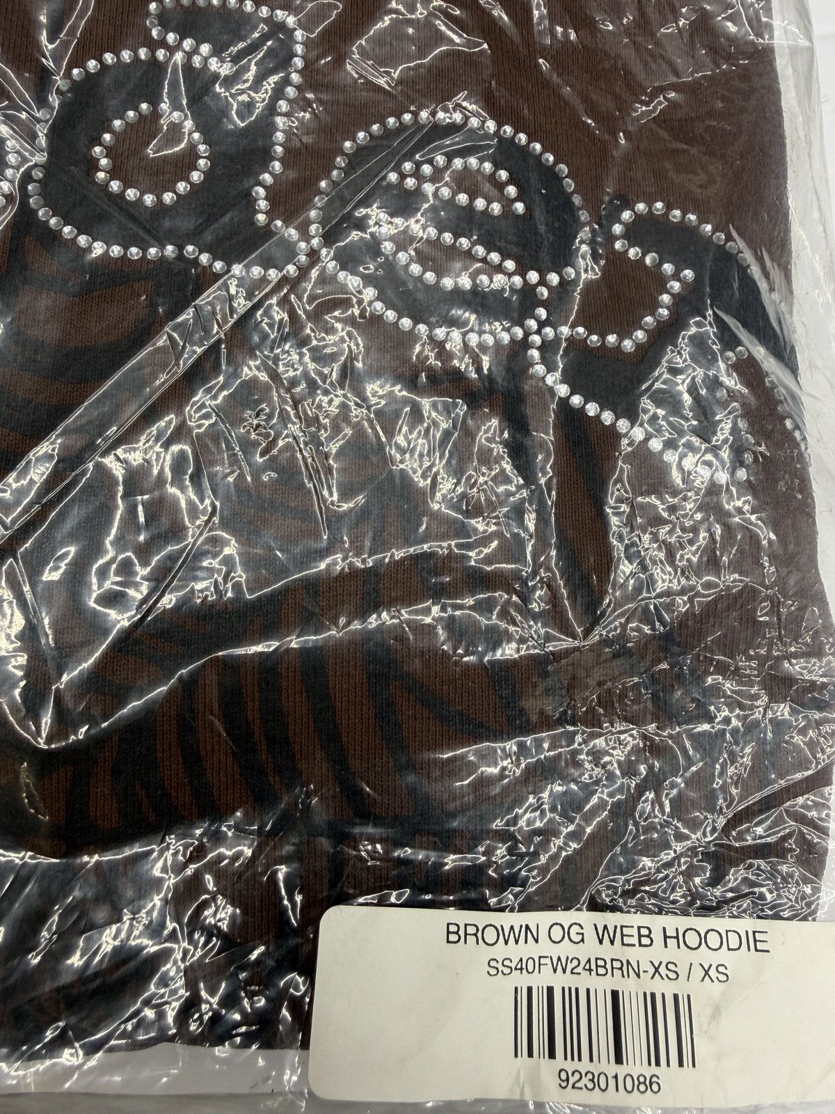 Sp5der Sp5der Rhinestone OG Web Hoodie Size US XS / EU 42 / 0 - 7 Thumbnail
