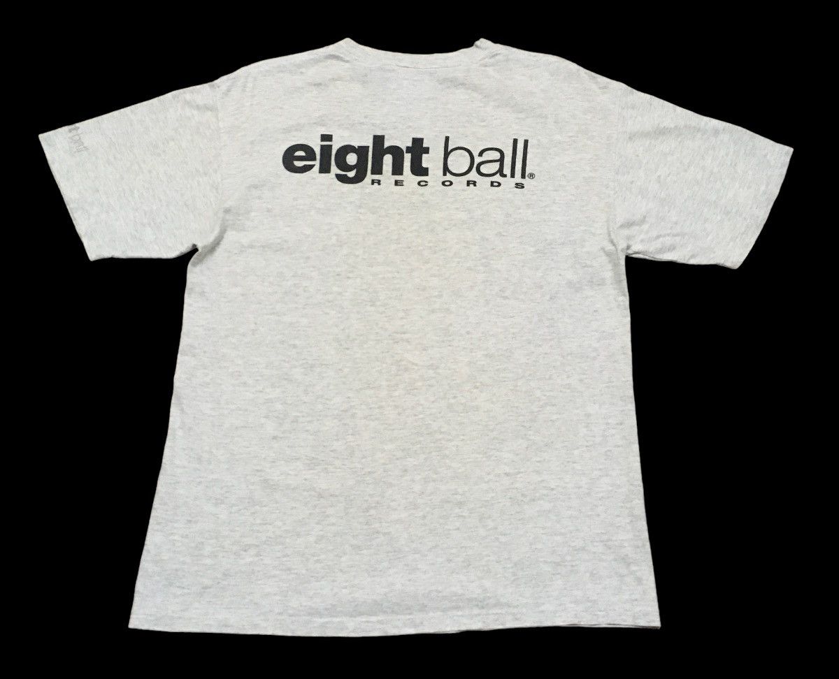 Rap Tees Rare Design Vintage Eightball Records New York T-shirt 1995s Size US M / EU 48-50 / 2 - 2 Thumbnail