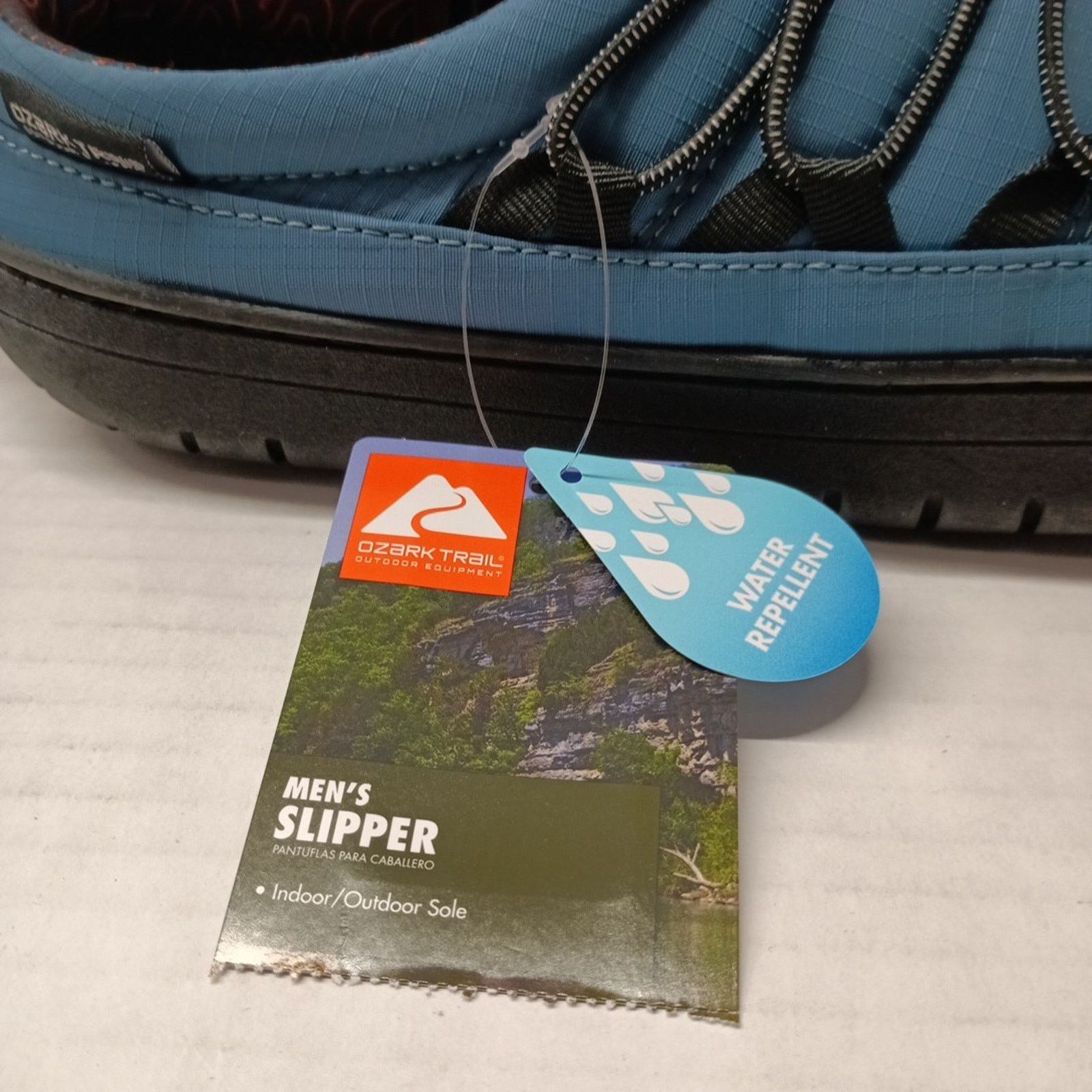 Other Ozark Trail Men's 8 Camp Scuff Slippers Blue Water Repellent Size US 8 / EU 41 - 5 Thumbnail