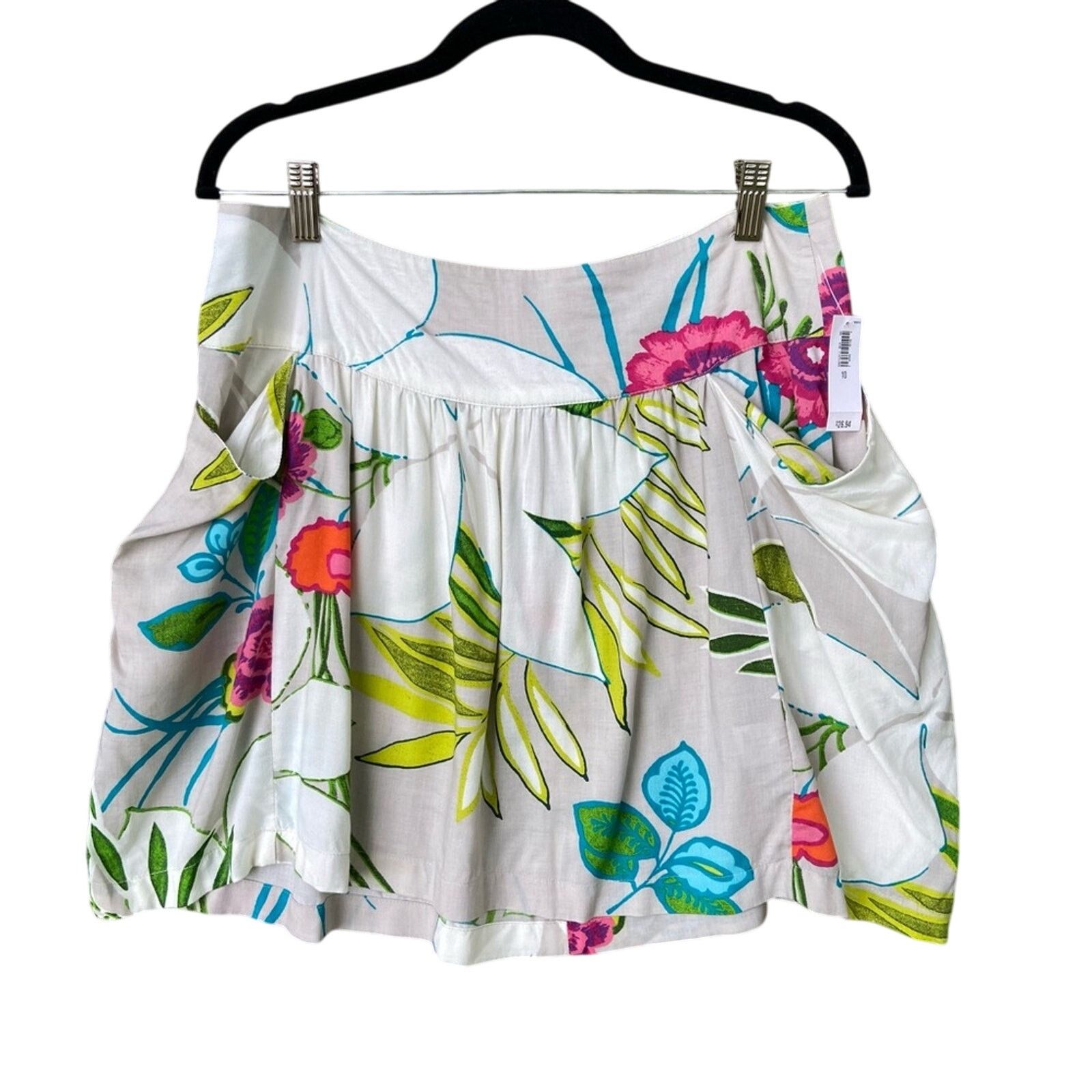 Old Navy NWT New Old Navy Womens 10 Rayon Floral Short Flowy Skirt Size 32" / US 10 / IT 46 - 1 Thumbnail