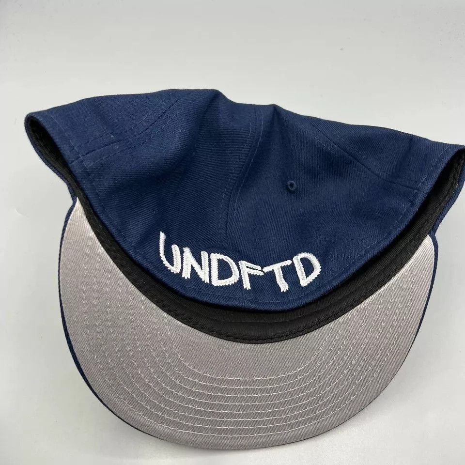 New Era Undefeated Hat Men 7 7/8 Blue 59Fifty New Era Fitted Cap New Size ONE SIZE - 6 Thumbnail