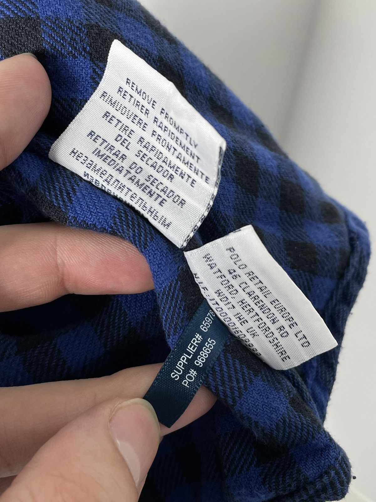Polo Ralph Lauren × Vintage VINTAGE POLO RALPH LAUREN FLANNEL BUTTON UP SHIRT XL Size US M / EU 48-50 / 2 - 11 Thumbnail
