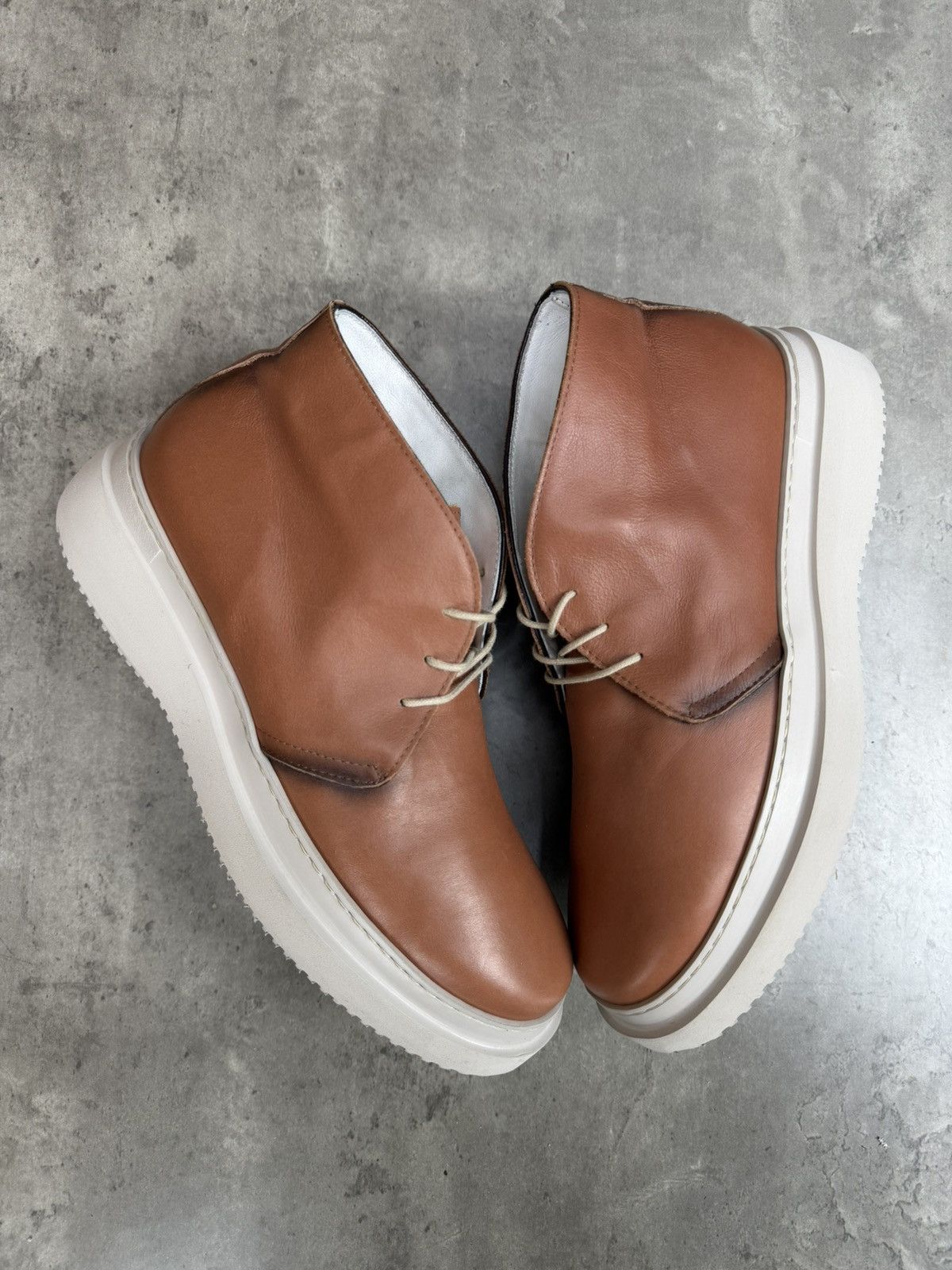Moreschi Moreschi Leather Desert Boots Brown Size 41 Size US 8 / EU 41 - 6 Thumbnail