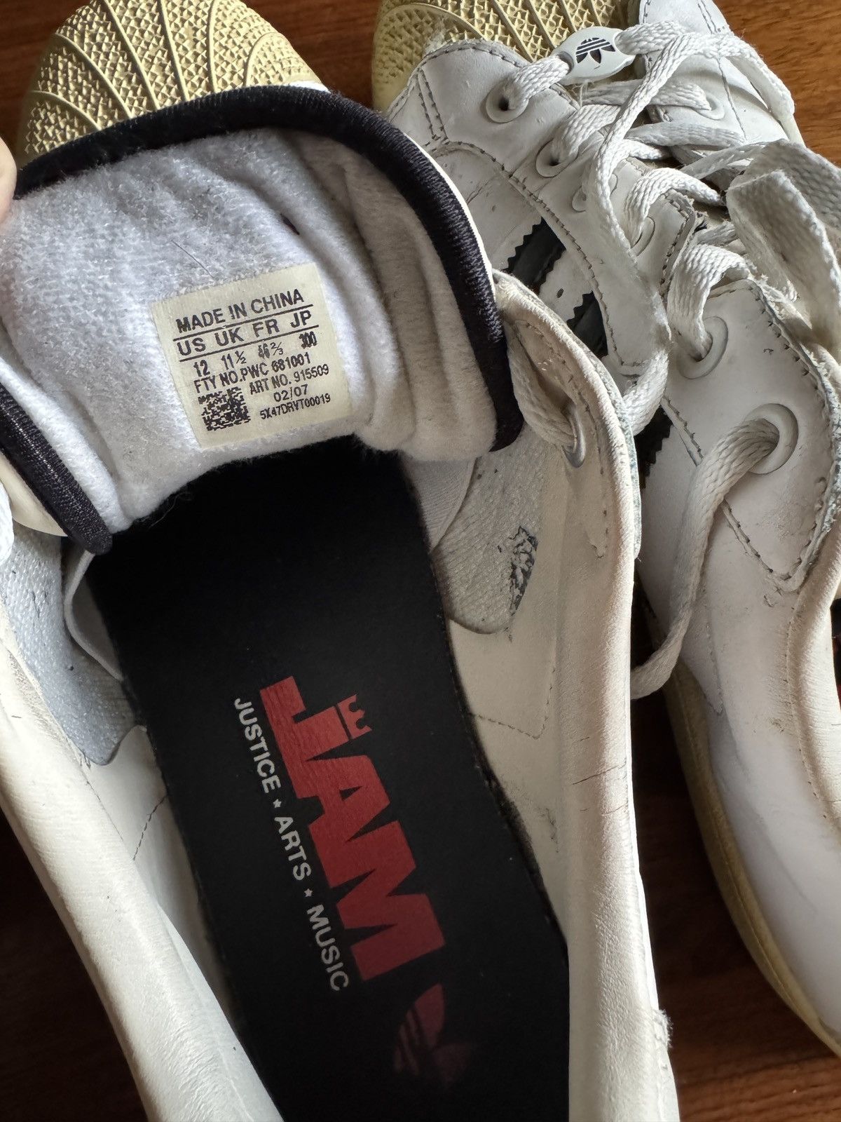 Adidas × Jam Adidas x Jam Superstar Sneaker Size US 12 / EU 45 - 10 Thumbnail