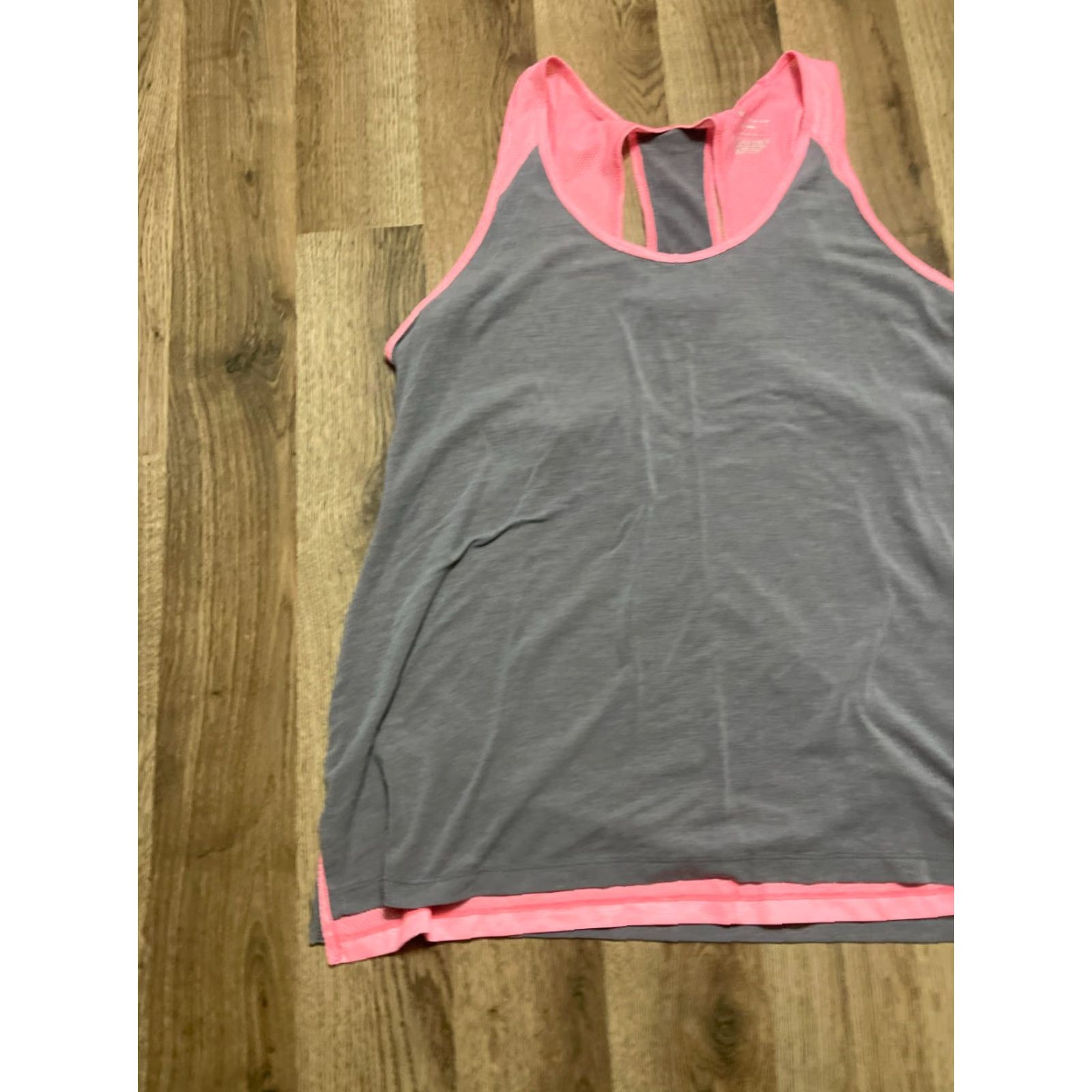 Tek Gear Tek Gear Tank Women's XL Pink Grey Sleeveless Athleticwear Size XL / US 12-14 / IT 48-50 - 3 Thumbnail