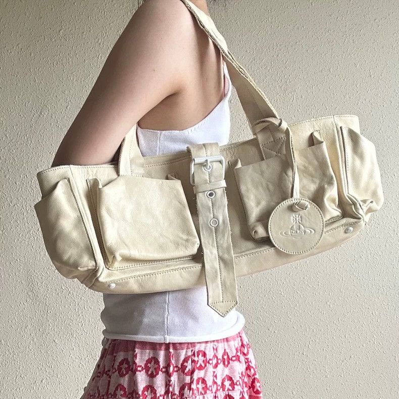 Vivienne Westwood Vivienne Westwood White locomotive baguette Size ONE SIZE - 9 Thumbnail
