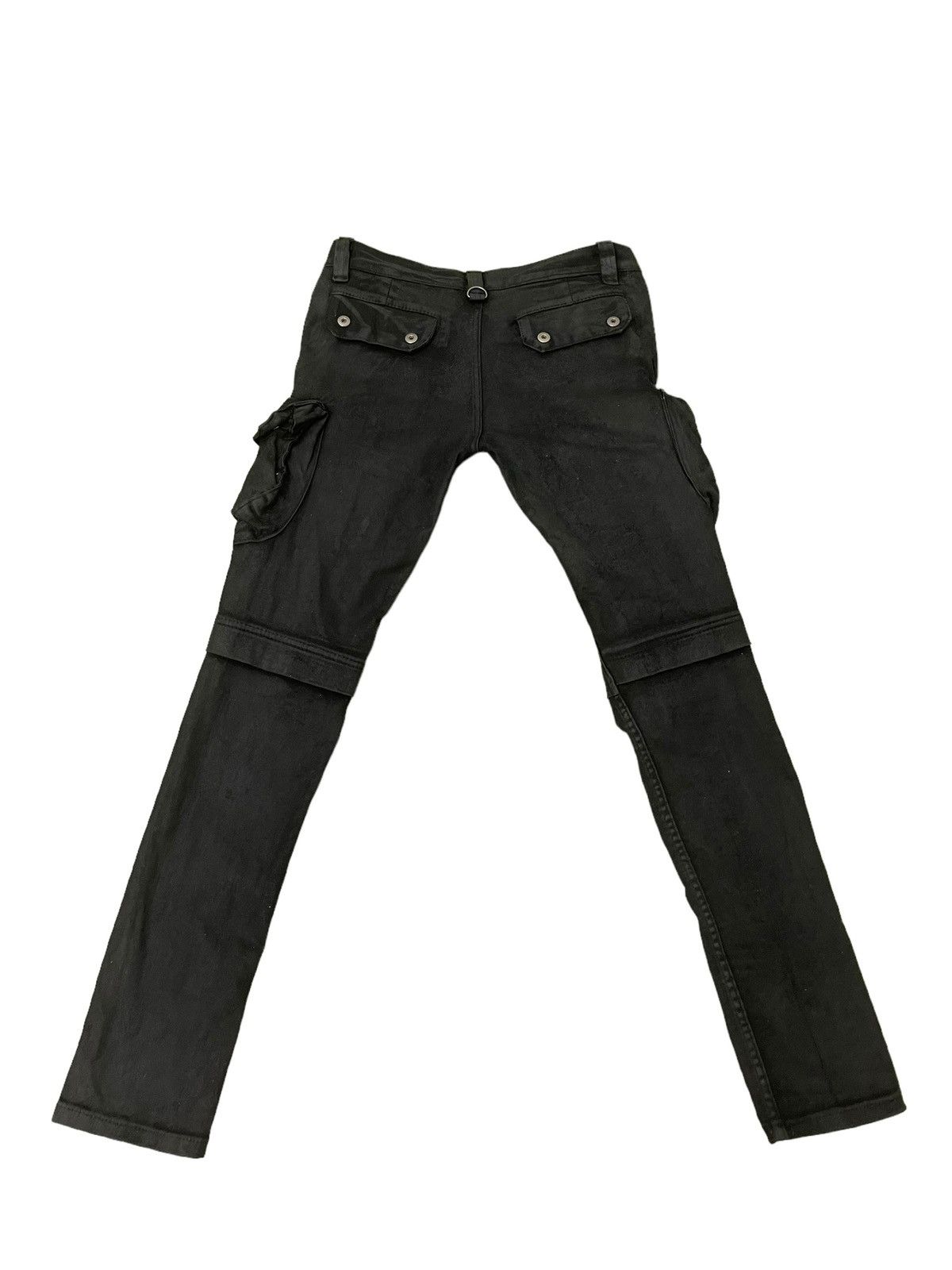 Japanese Brand Cargo Skinny Stretch Glamour Cotton Waxed Gas Mask 8🟦8 Size US 30 / EU 46 - 13 Thumbnail