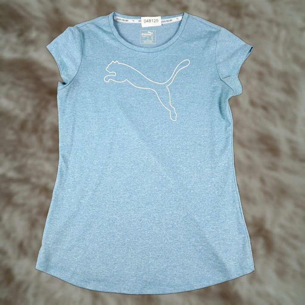 Puma Puma Womens Shirt Small Blue Casual Ladies Short Sleeve Size S / US 4 / IT 40 - 1 Thumbnail