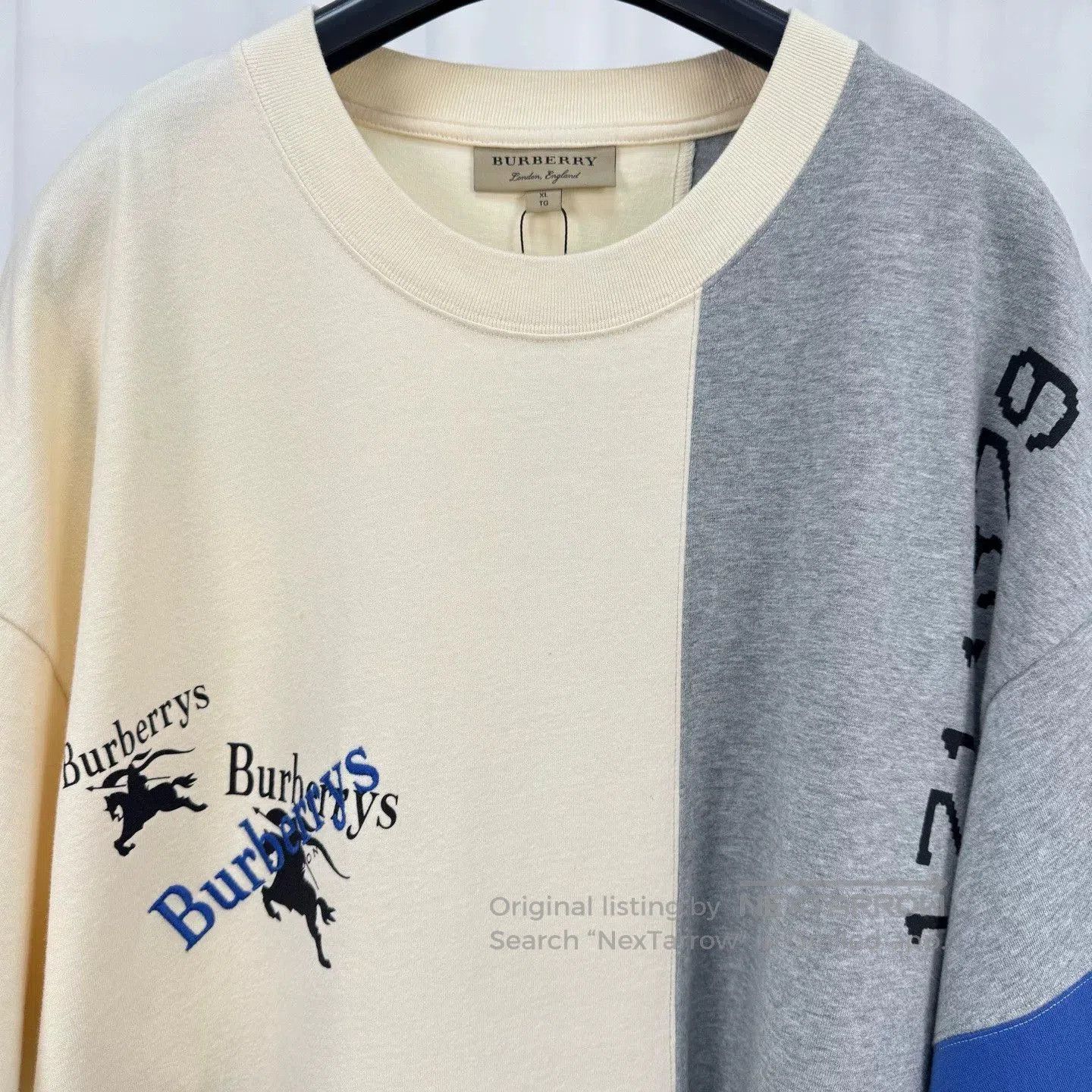 Burberry burberry color block short sleeve shirt. Size US XL / EU 56 / 4 - 3 Thumbnail