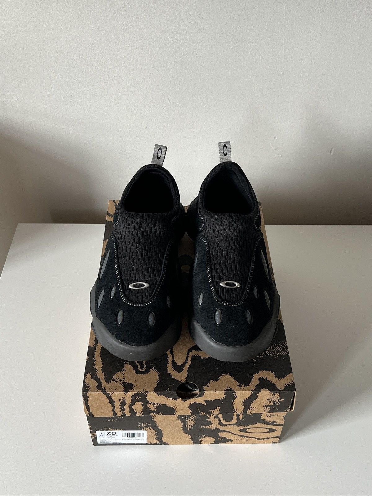 image of Brain Dead x Oakley Factory Team Orbital Flesh Shoes in Black, Men's (Size 7)
