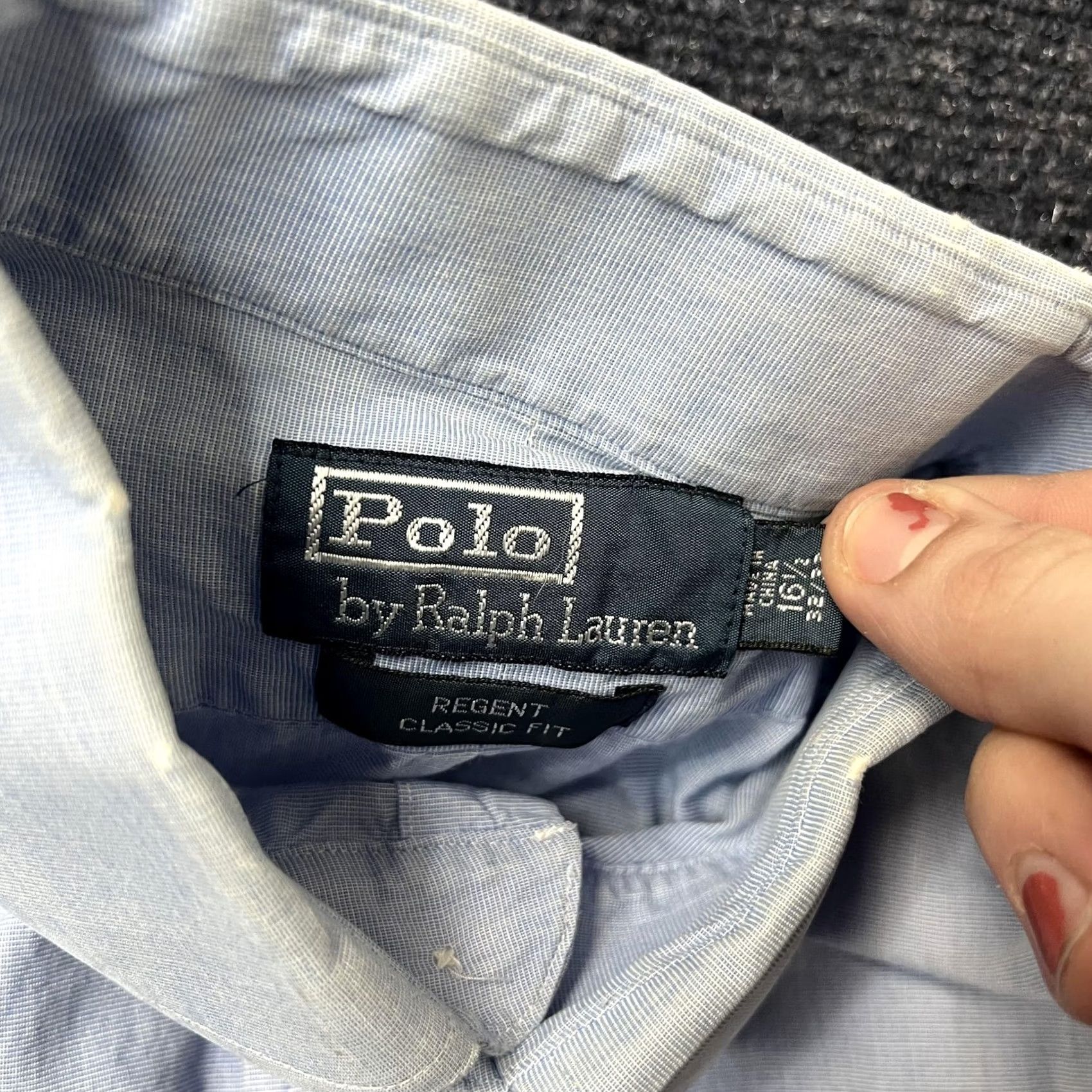 Polo Ralph Lauren Polo by Ralph Lauren Shirt Mens L Blue Chambray Long Sleeve Button-Up Classic Size US L / EU 52-54 / 3 - 2 Thumbnail