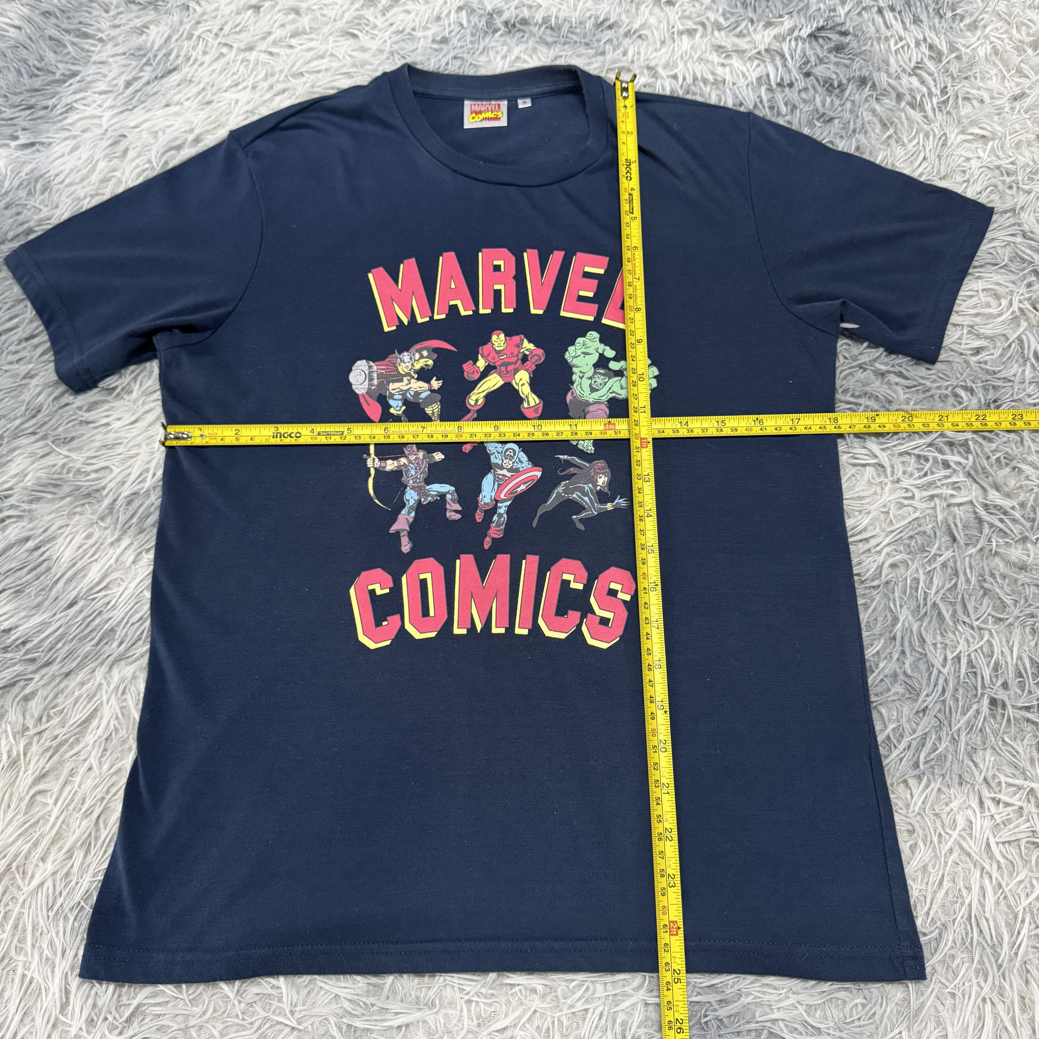 GU Marvel Comics Hero Graphic Print Sunfaded Tshirt Size US M / EU 48-50 / 2 - 6 Thumbnail