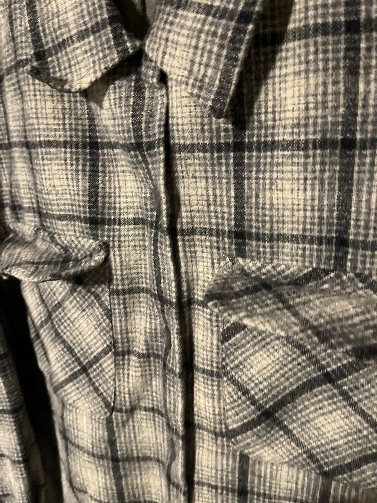 Gap Vintage Y2K 2000’s Gal Wool Flannel Button Down shirt Size US M / EU 48-50 / 2 - 5 Thumbnail
