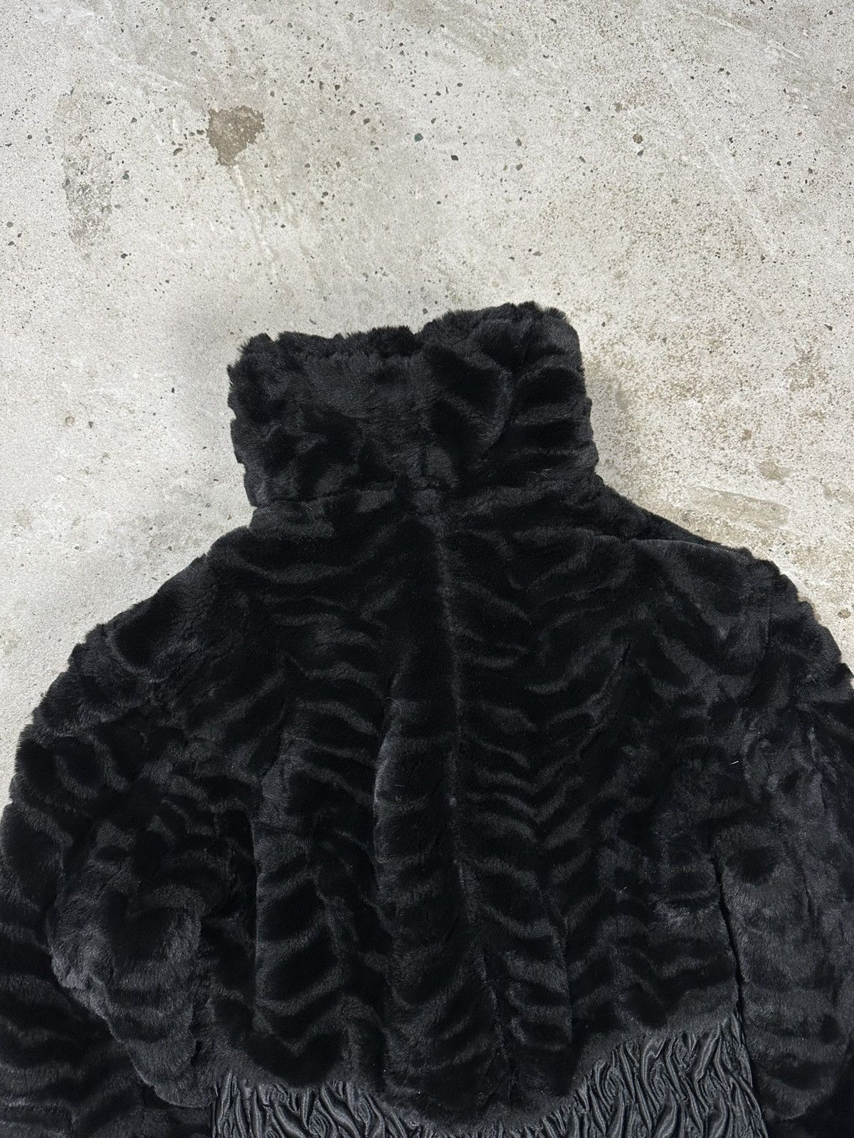 If Six Was Nine × Japanese Brand × Le Grande Bleu (L.G.B.) Vintage Y2K Faux Fur Bomber Jacket Japanese Style Belted Size US S / EU 44-46 / 1 - 12 Thumbnail