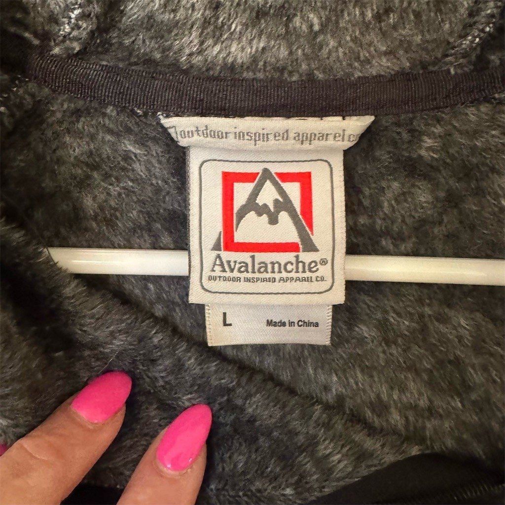 Avalanche Avalanche Hoodie Womens L Gray Space Dye Hooded Half Zip Pu Size L / US 10 / IT 46 - 9 Thumbnail