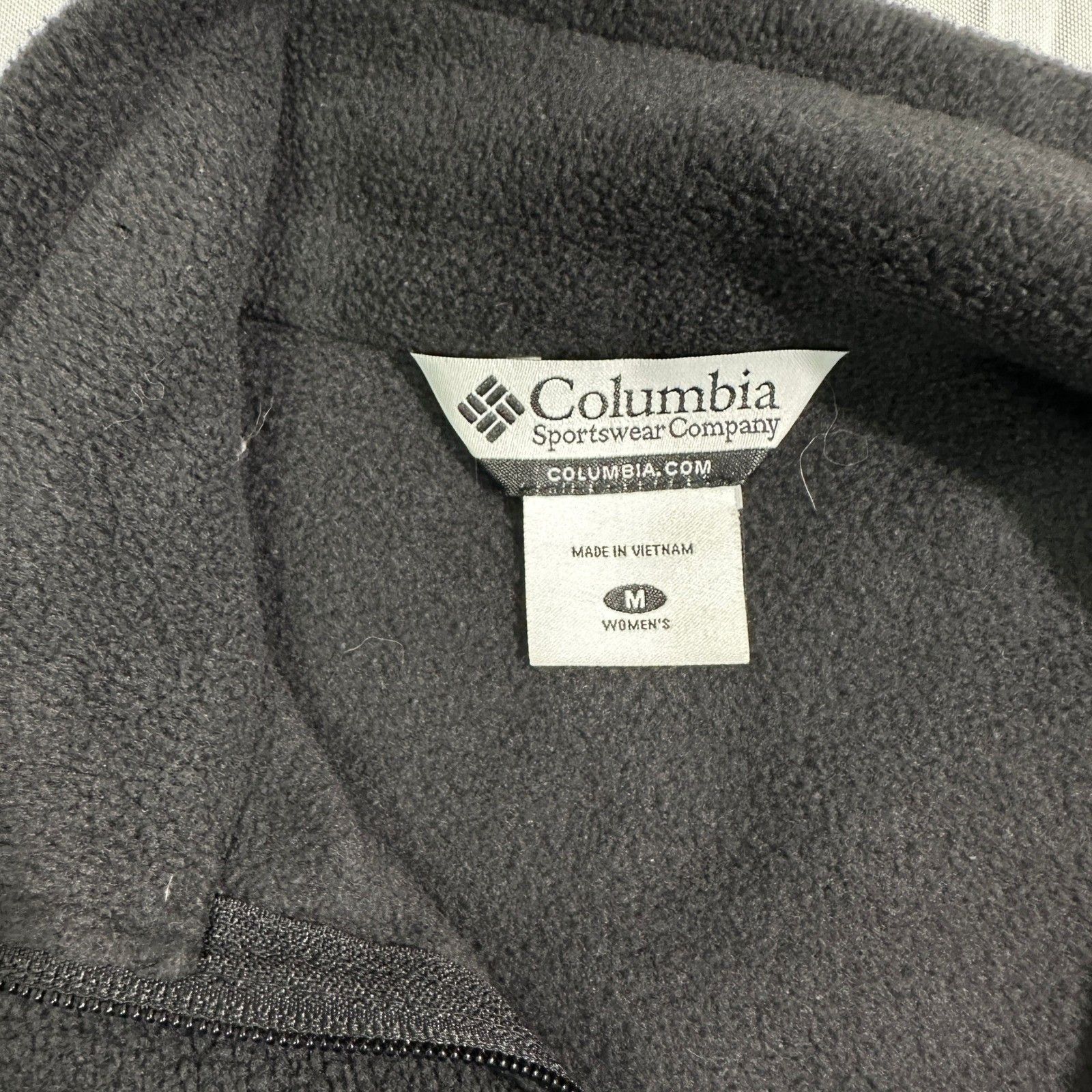 Columbia Columbia Women's Medium Black Full Zip Fleece Jacket Soft Size M / US 6-8 / IT 42-44 - 2 Thumbnail