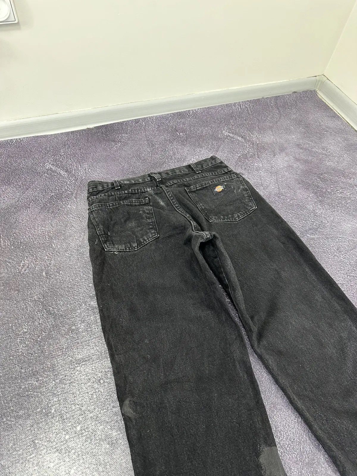 Dickies × Vintage Vintage Dickies Black Denim Straight Fit Hype Work Jeans Size US 34 / EU 50 - 5 Thumbnail